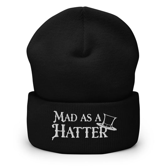 Mad as a Hatter Beanie Black