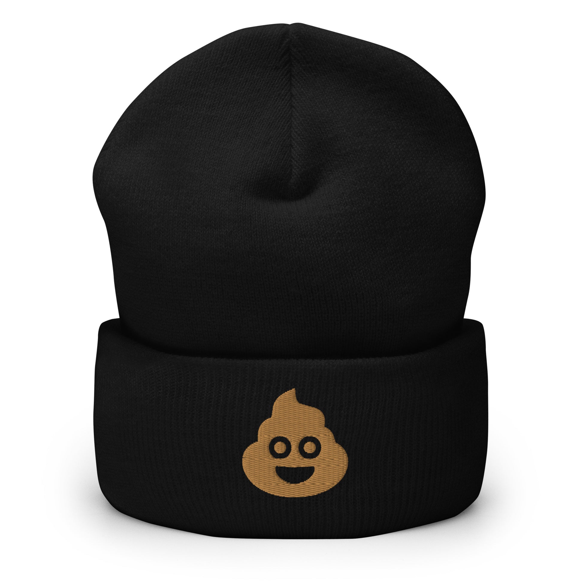 Poo Emoji Beanie Black