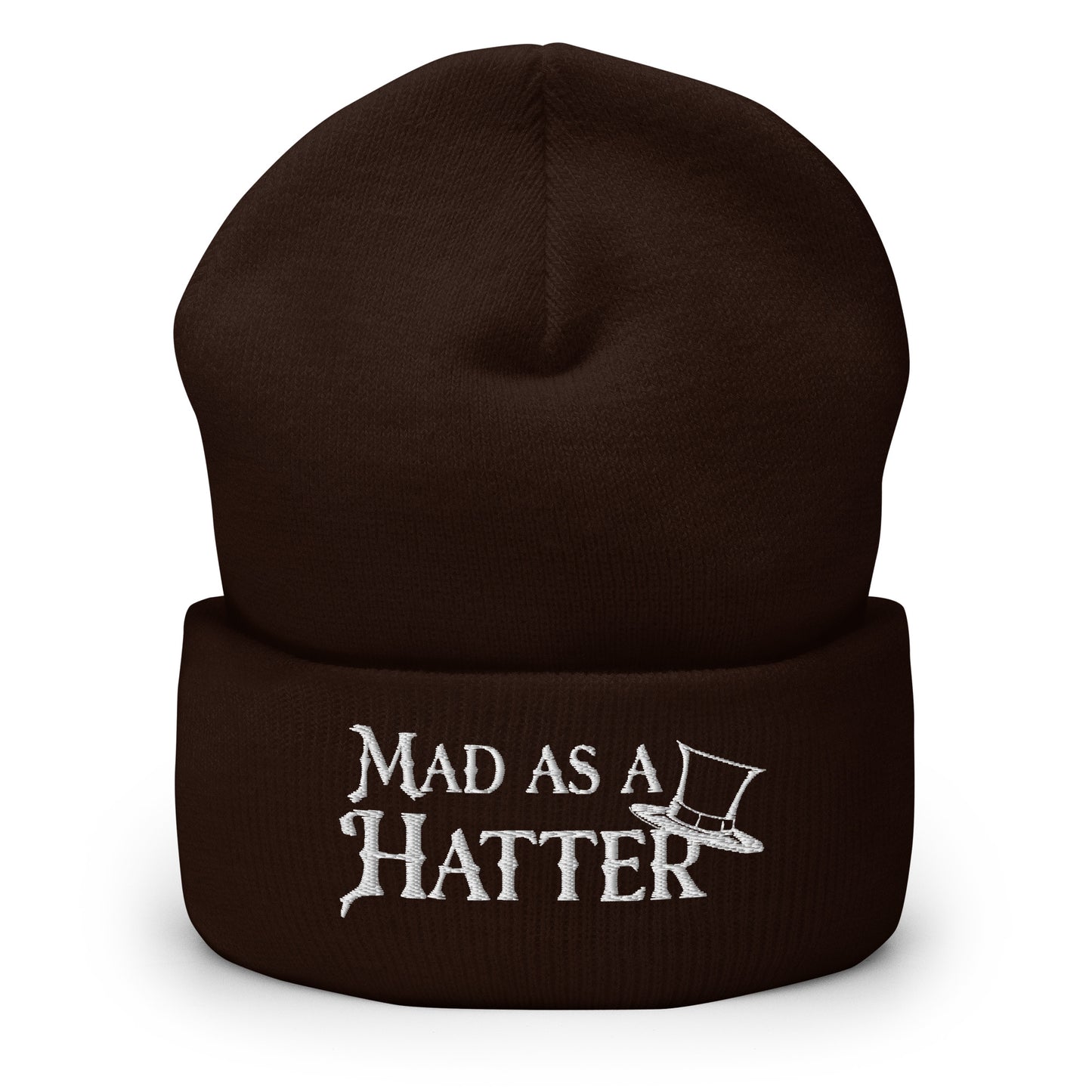 Mad as a Hatter Beanie Brown