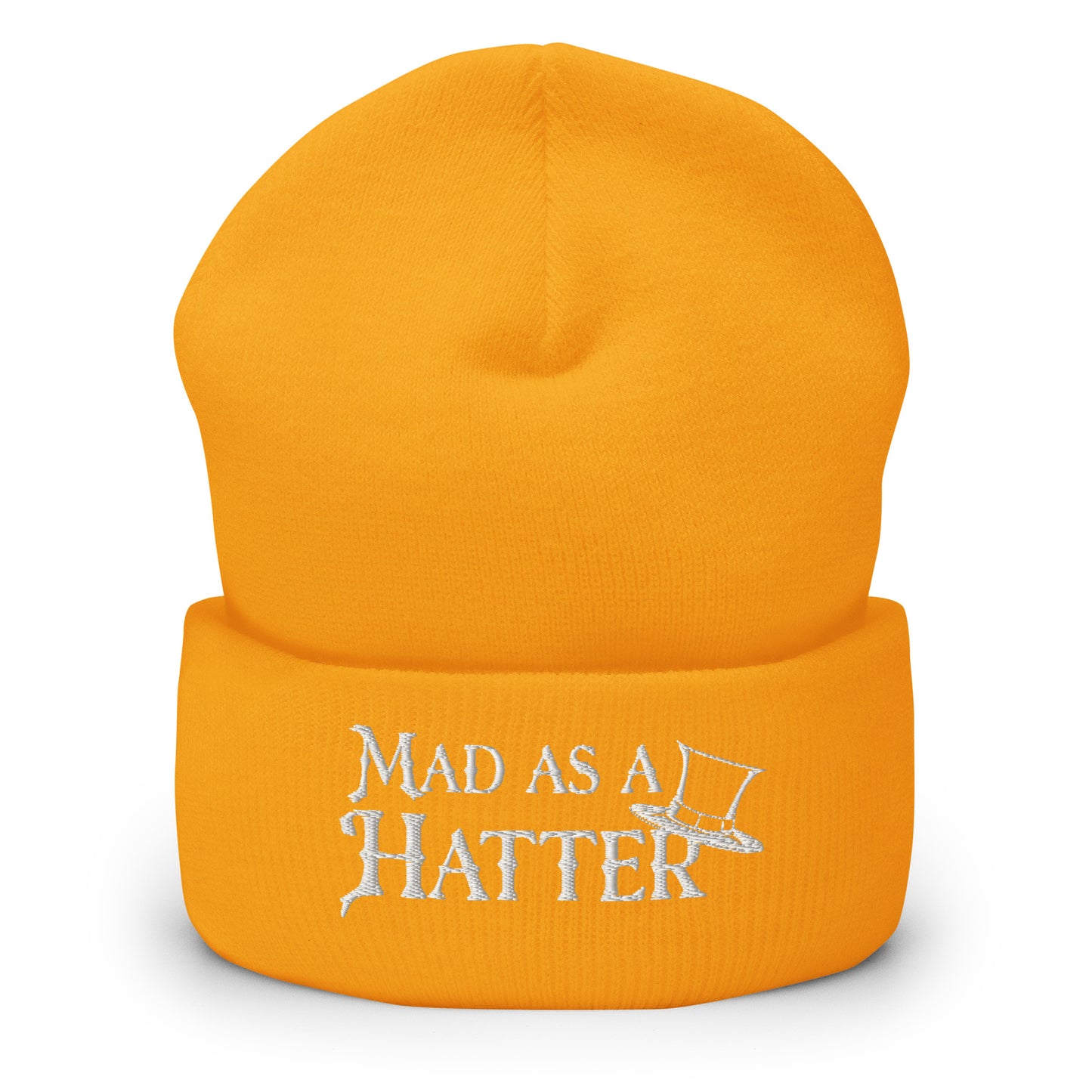 Mad as a Hatter Beanie Gold