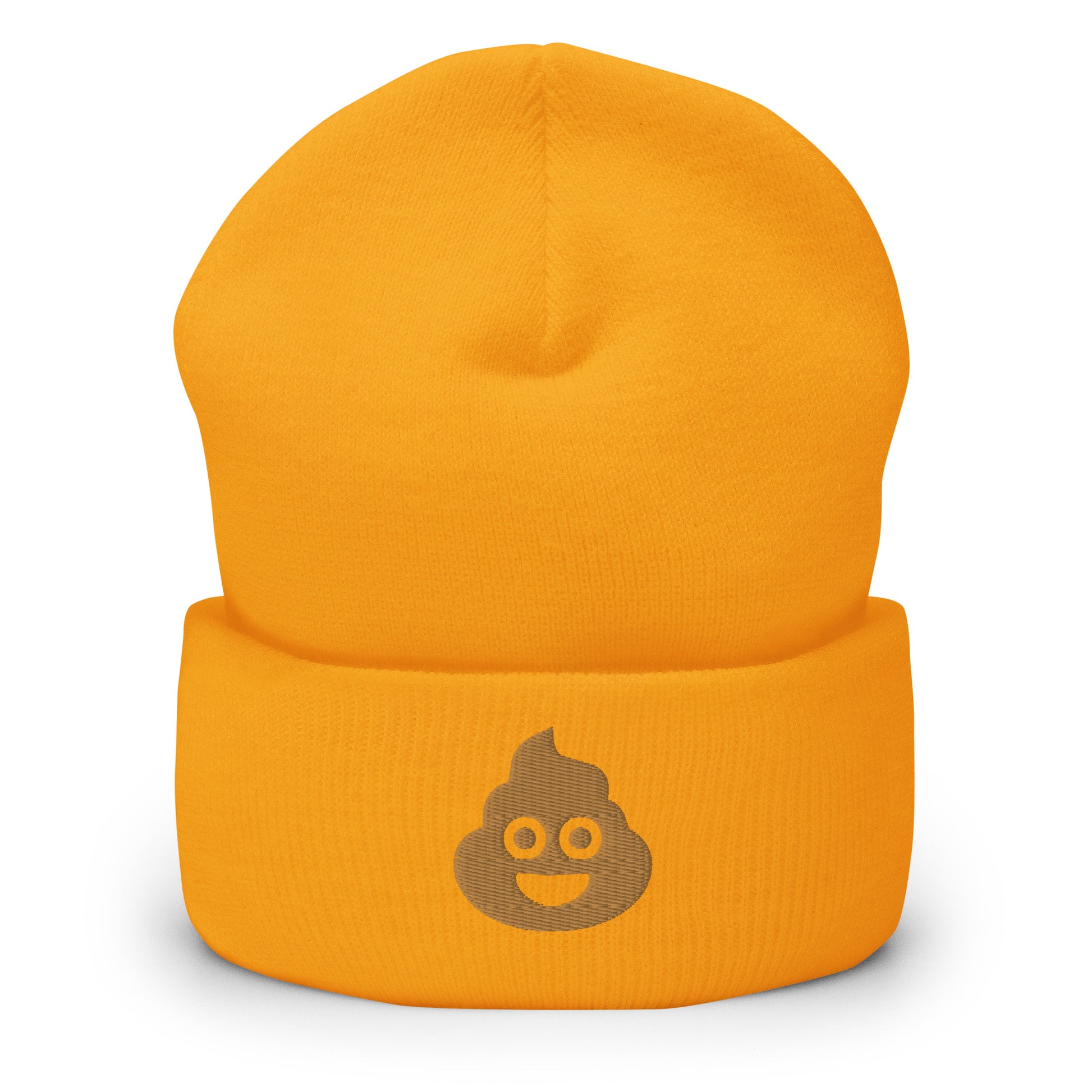 Poo Emoji Beanie Gold