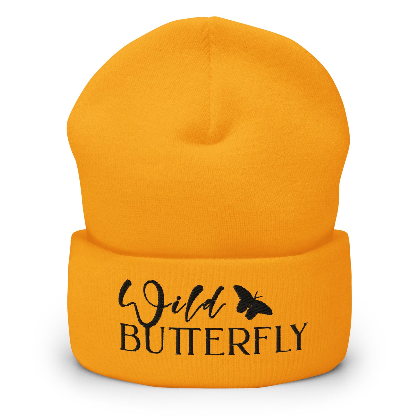 Wild Butterfly Beanie Gold