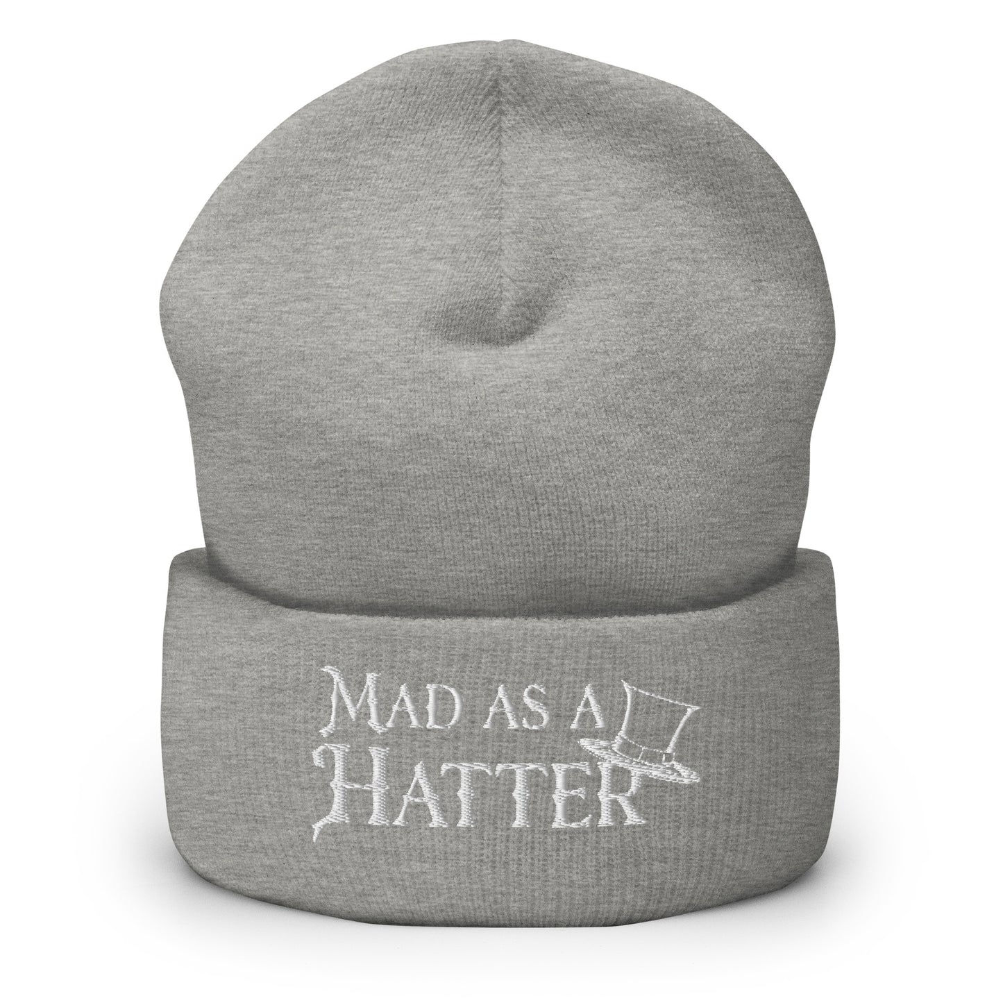 Mad as a Hatter Beanie Heather Grey