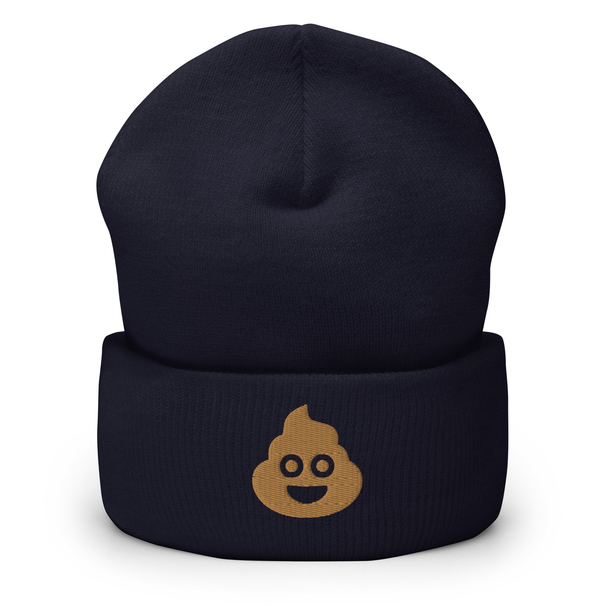 Poo Emoji Beanie Navy