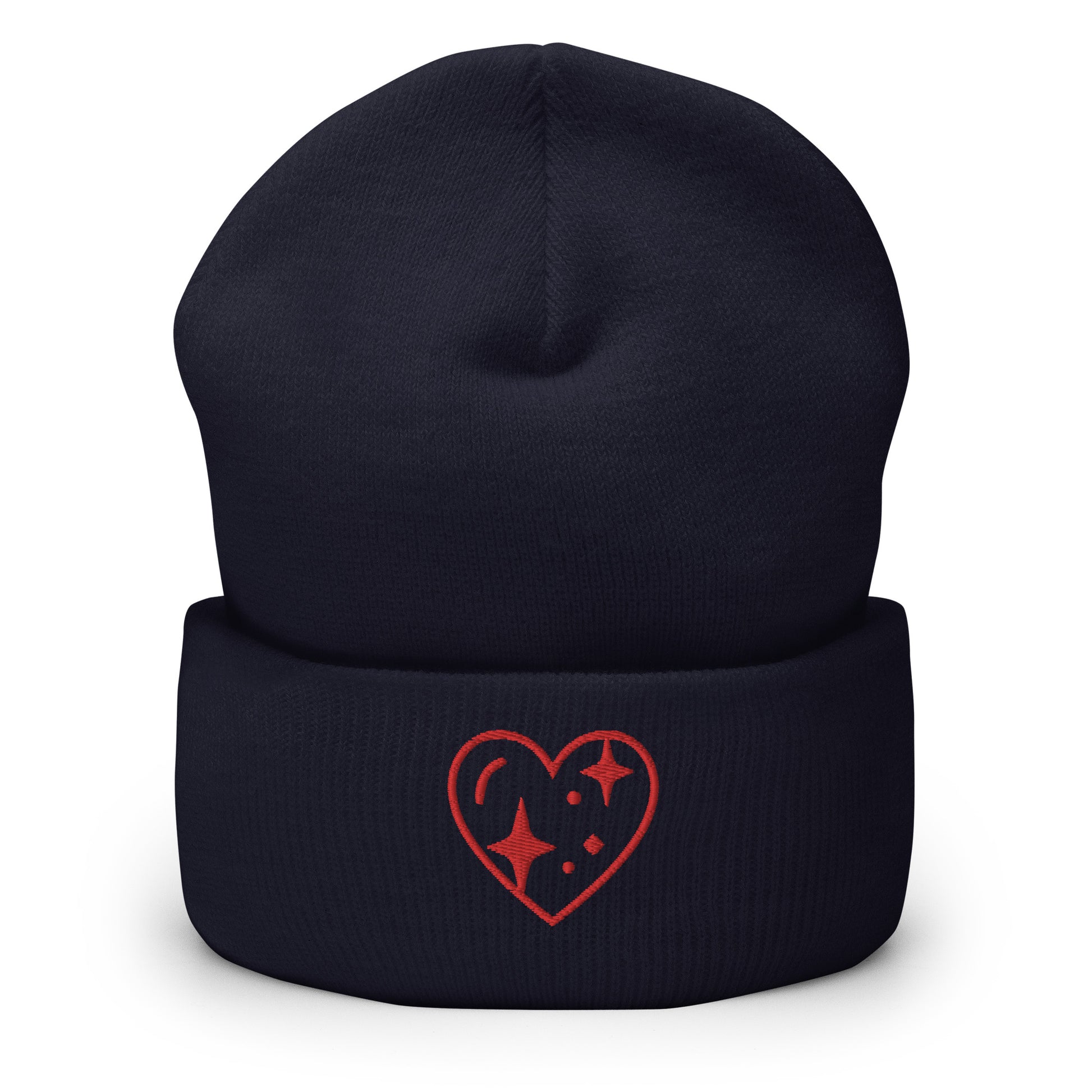 Heart Emoji Beanie Navy