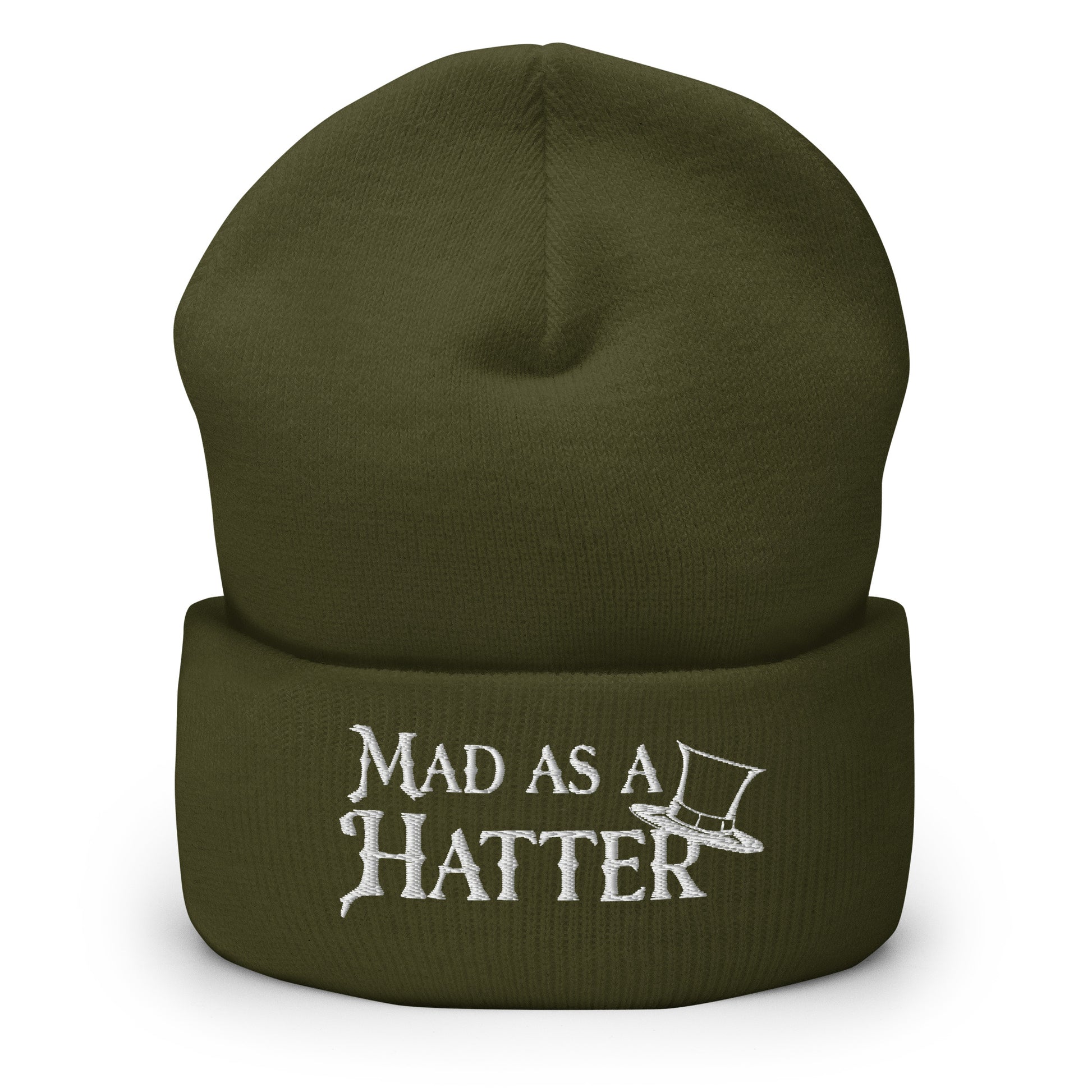 Mad as a Hatter Beanie Olive