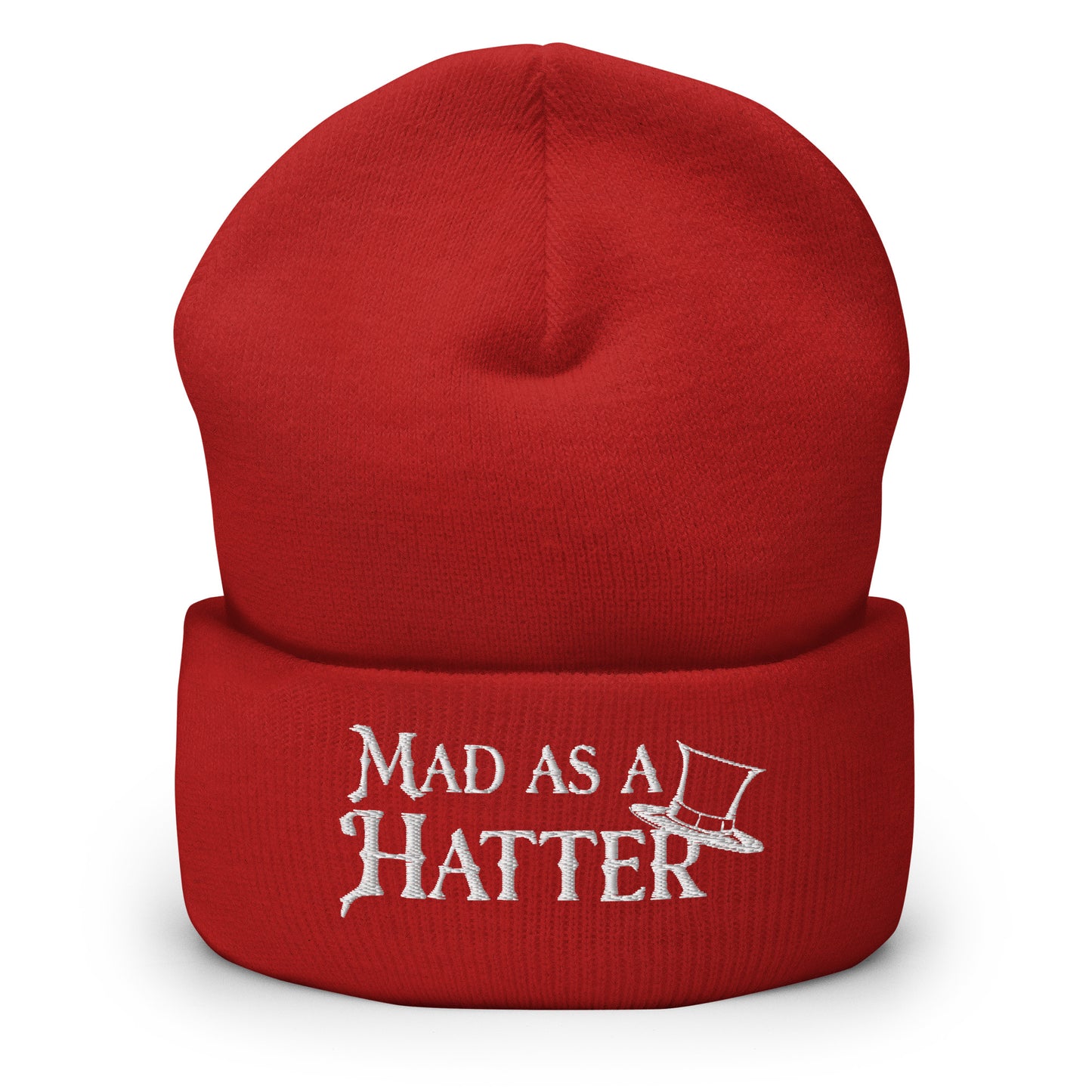 Mad as a Hatter Beanie Red