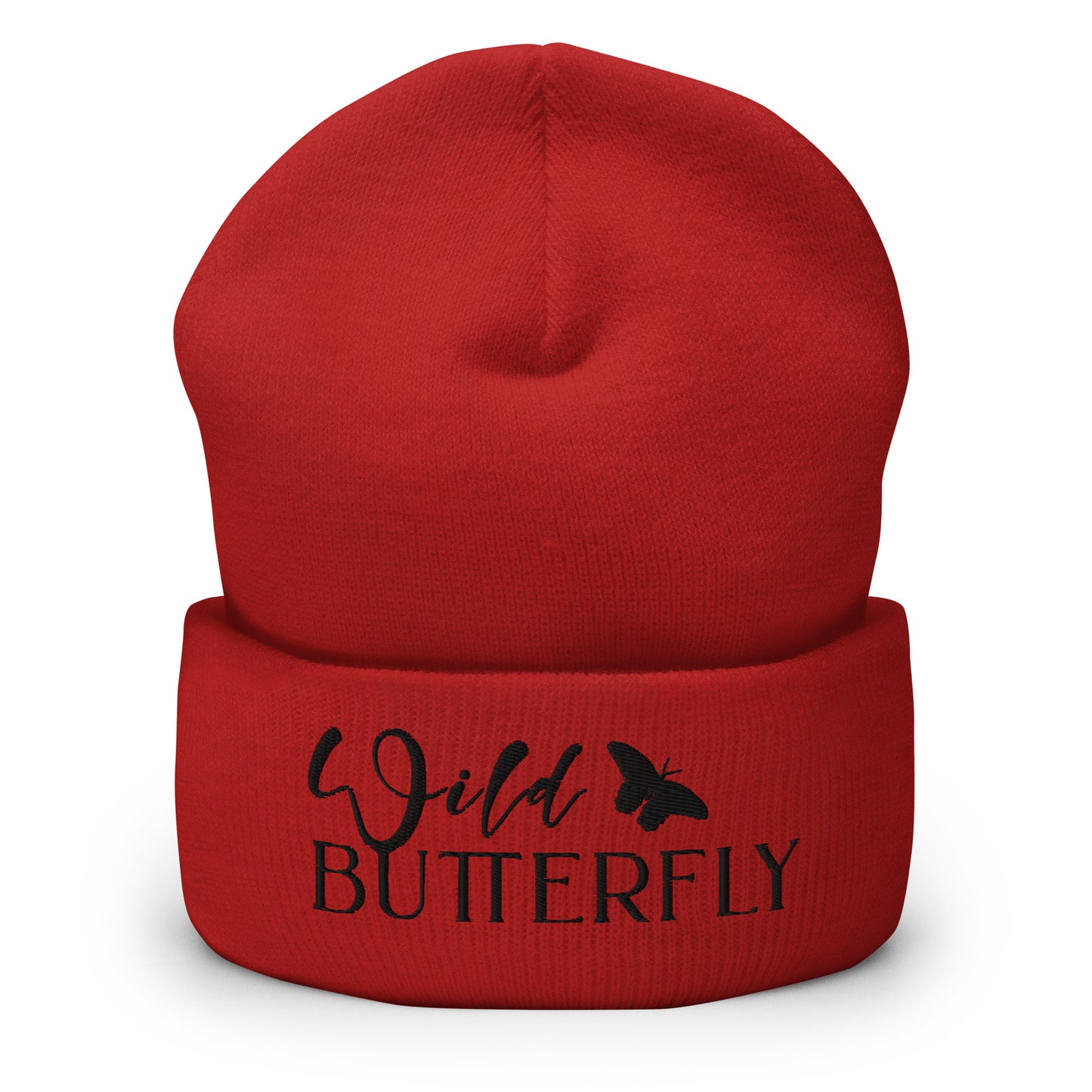 Wild Butterfly Beanie Red