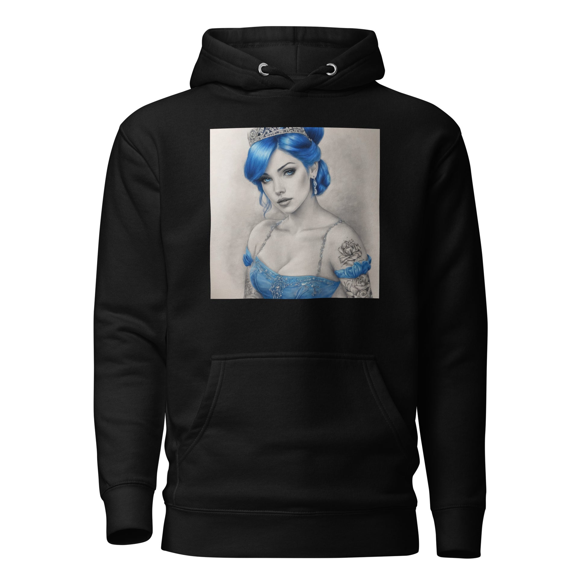 Cinderella with Tattoos Hoodie Black