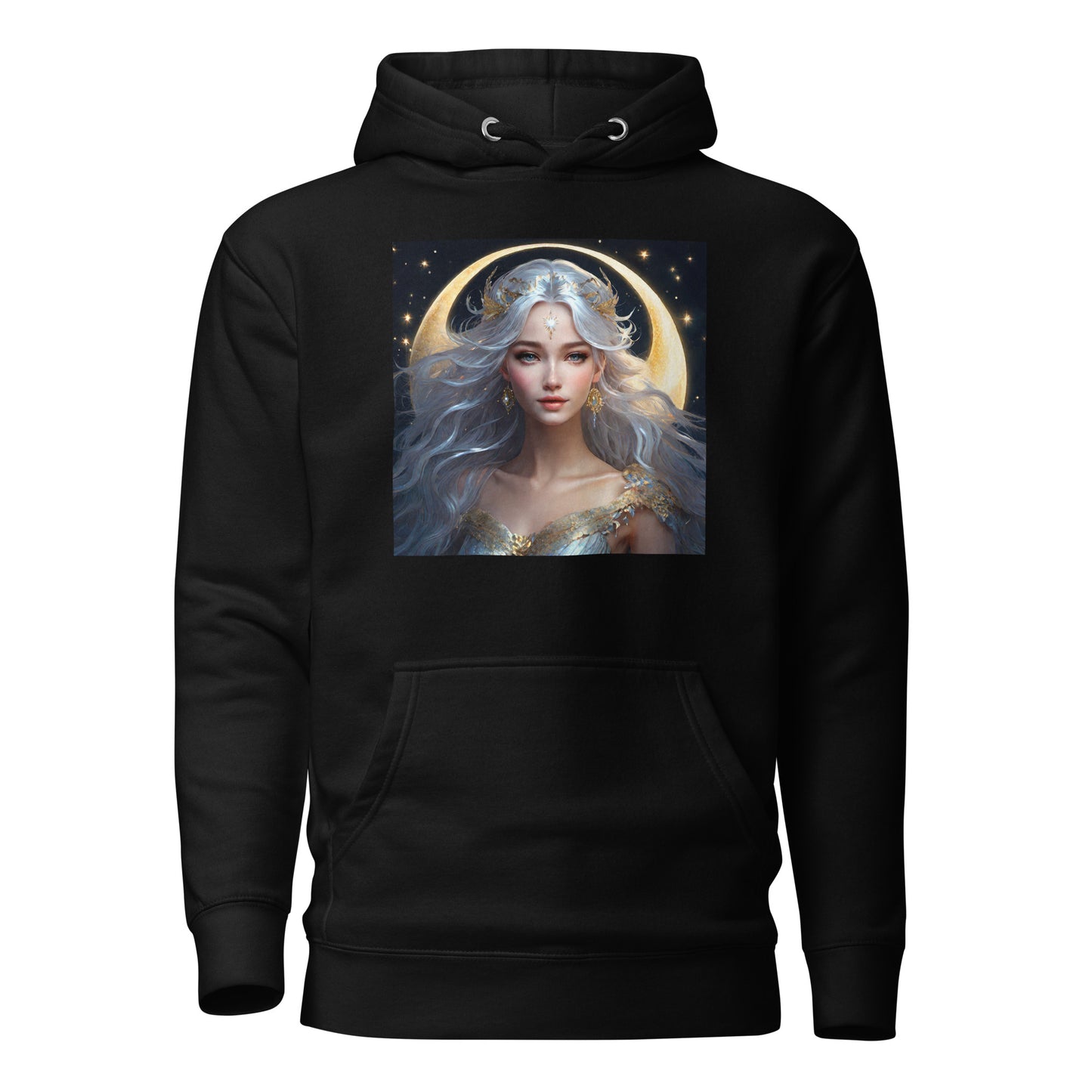 Moon Fairy Women's Hoodie Black