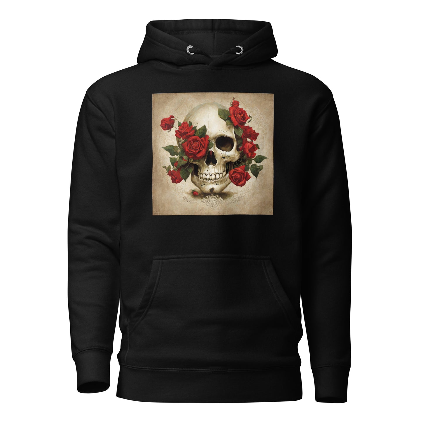 Skull & Roses Women's Hoodie Black