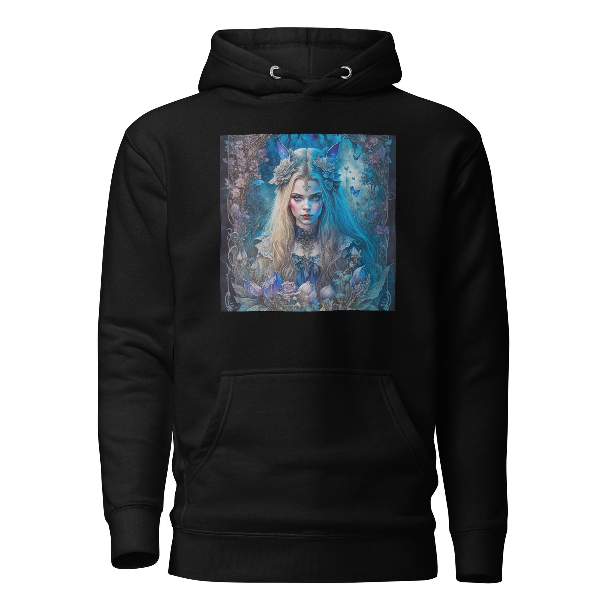 Esoteric Alice in Wonderland Hoodie Black