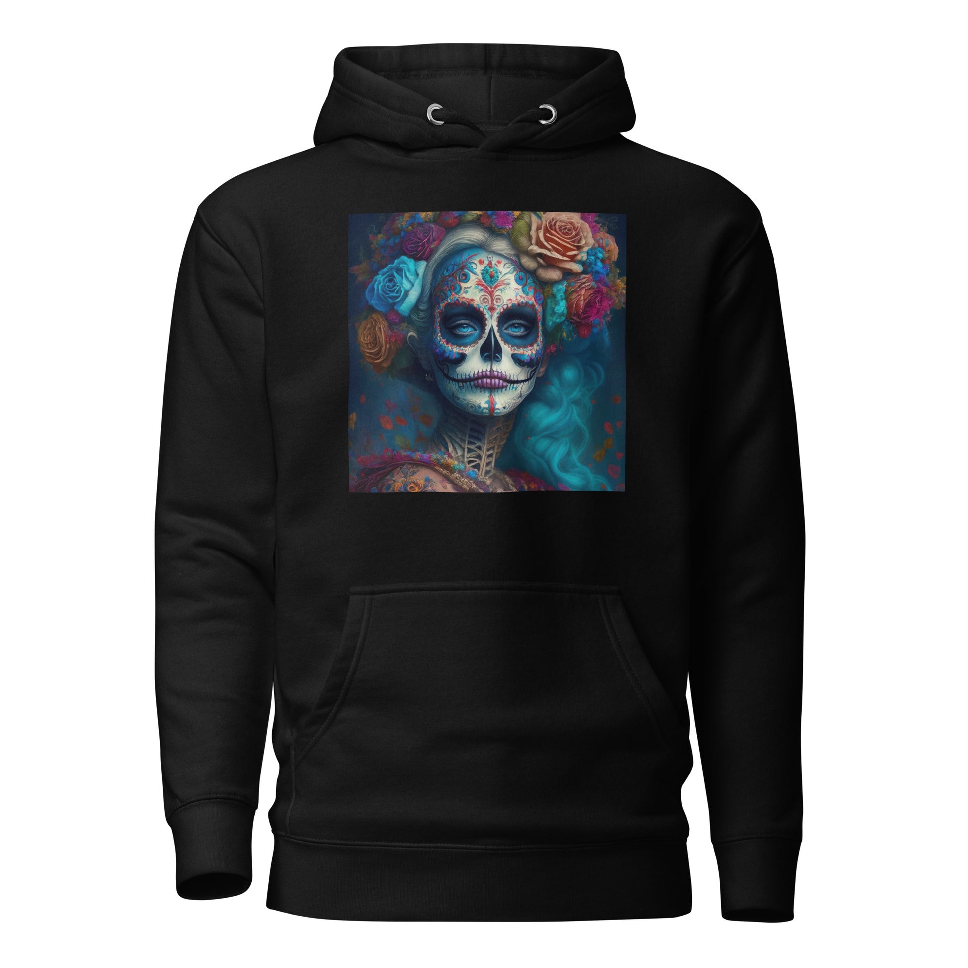 Day of the Dead Makeup Princess Women's Hoodie Black