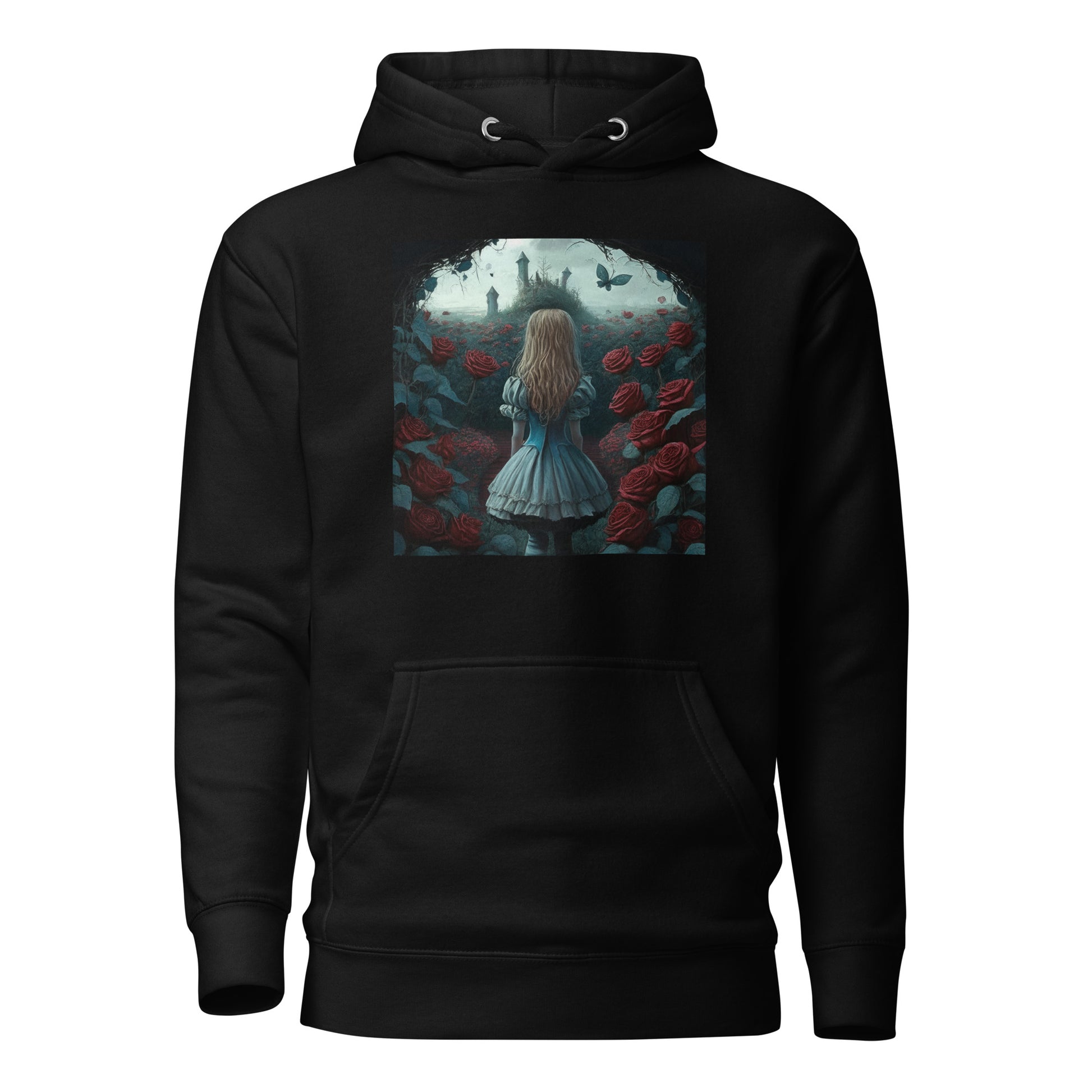 Alice and the Path or Roses Women's Hoodie Black