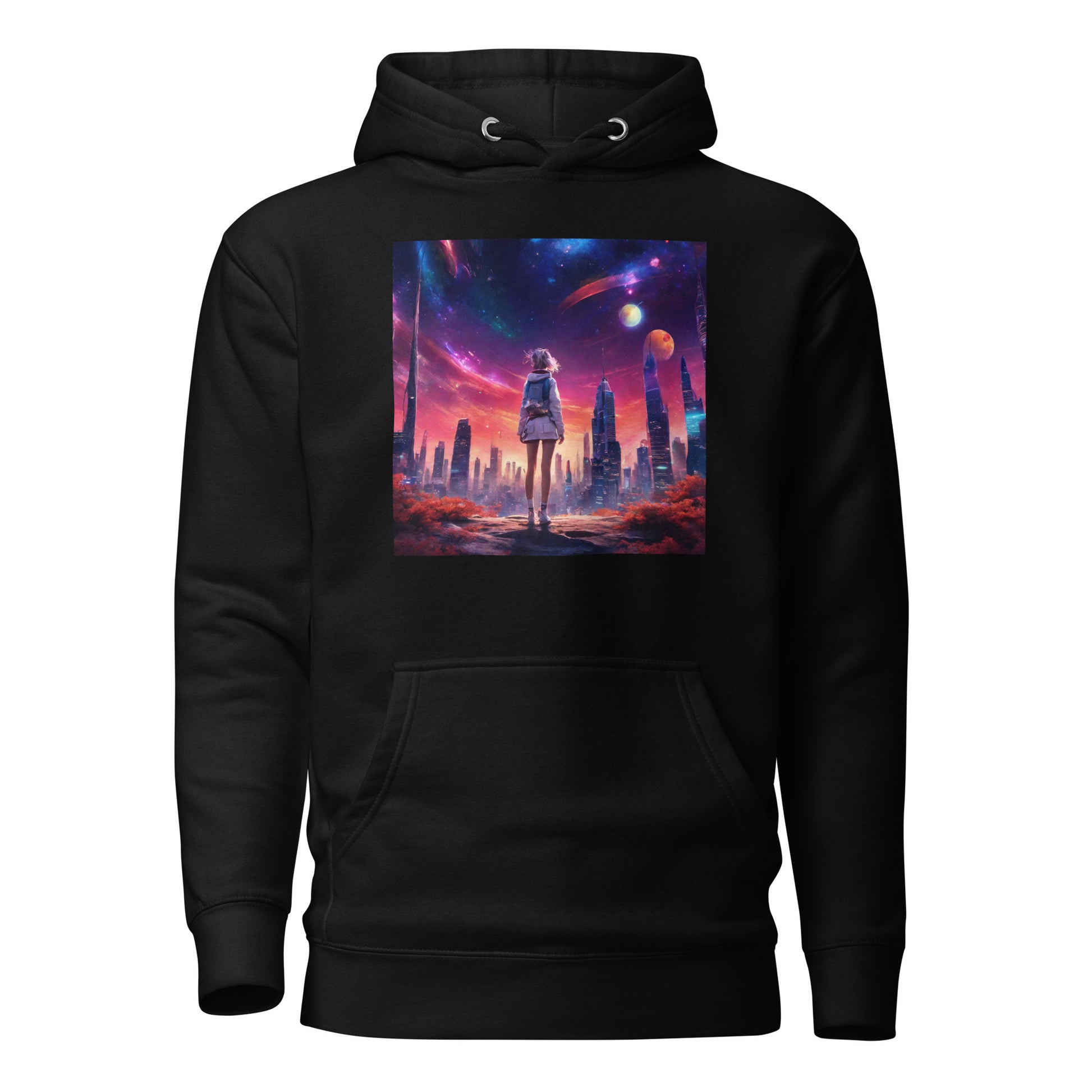 Amazing Space Explorer Women's Hoodie Black