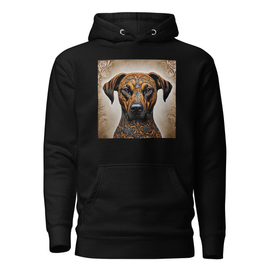 Deocorative Dog Women's Animal Hoodie Black