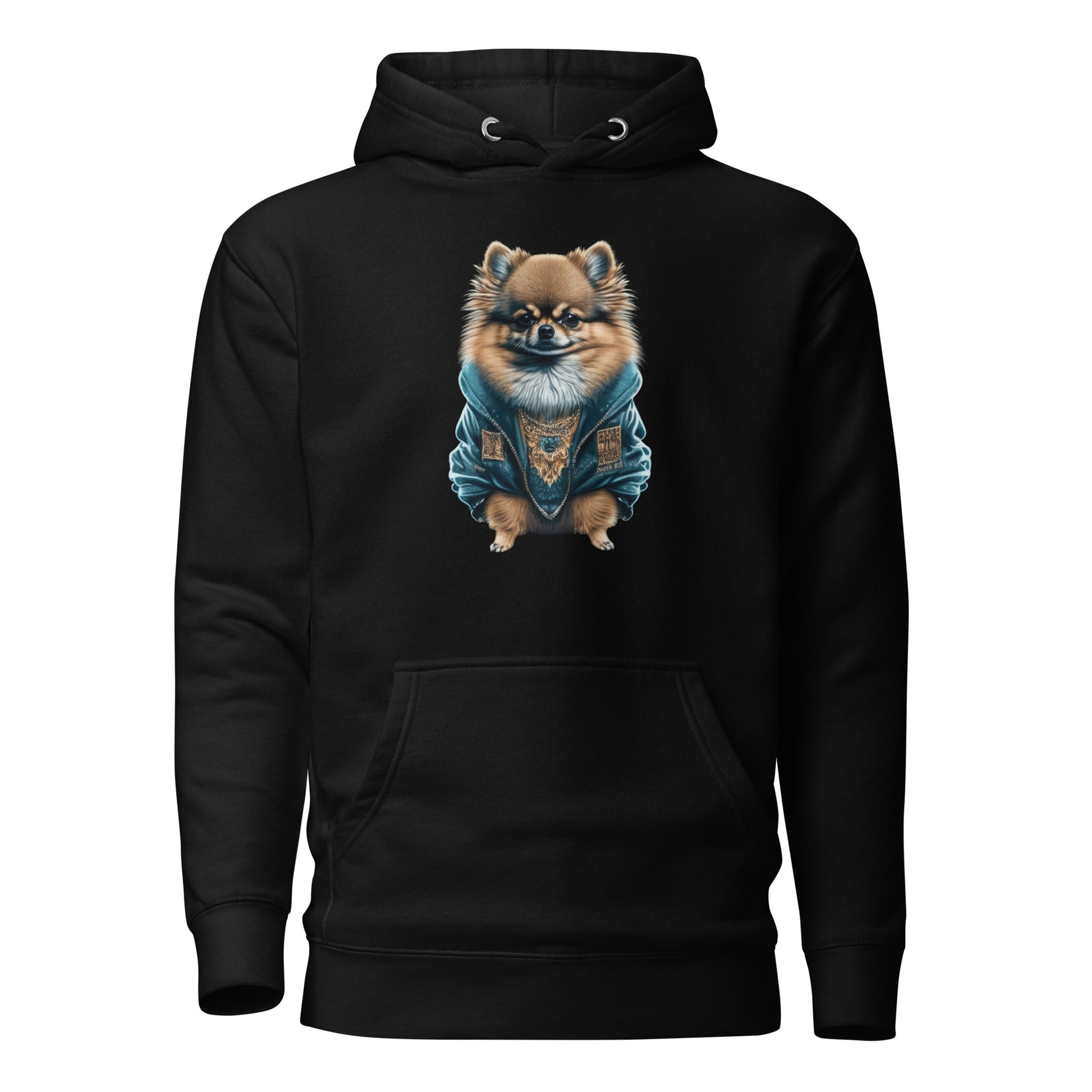 Fancy Pomeranian Women's Dog Lover Hoodie Black