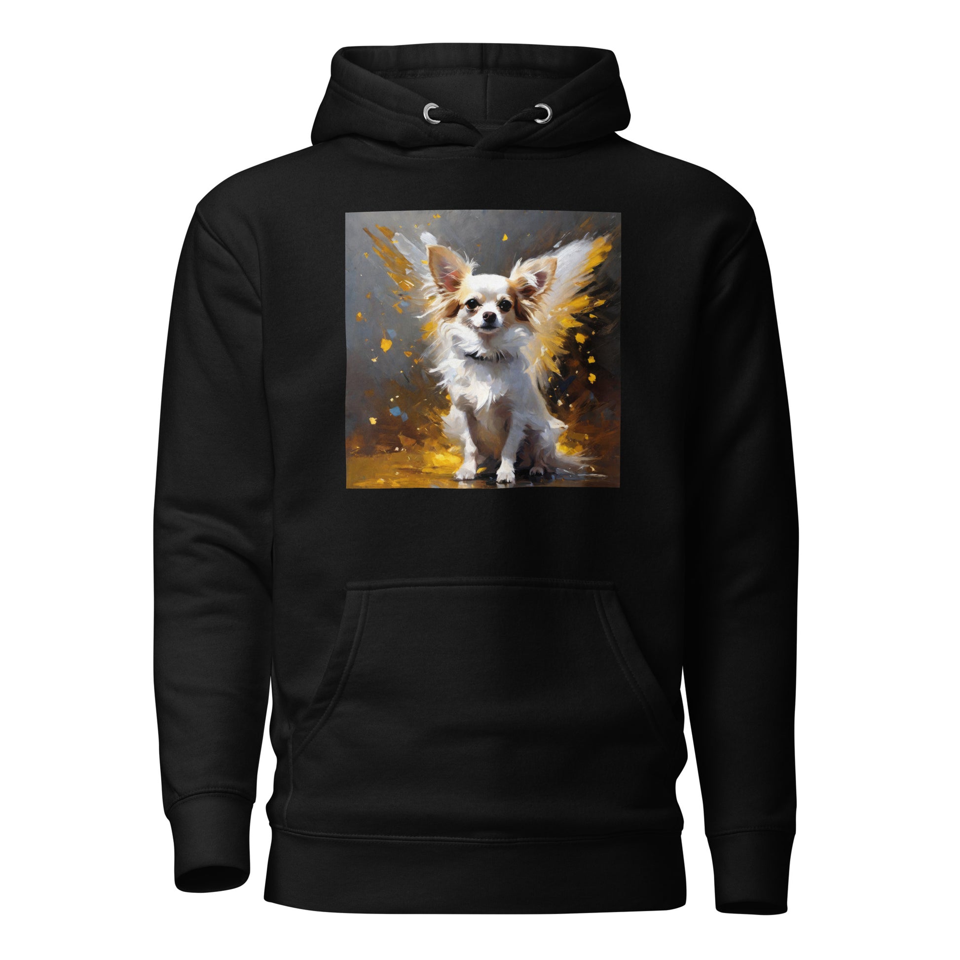 Angel Chihuahua Women's Dog Lover Hoodie Black