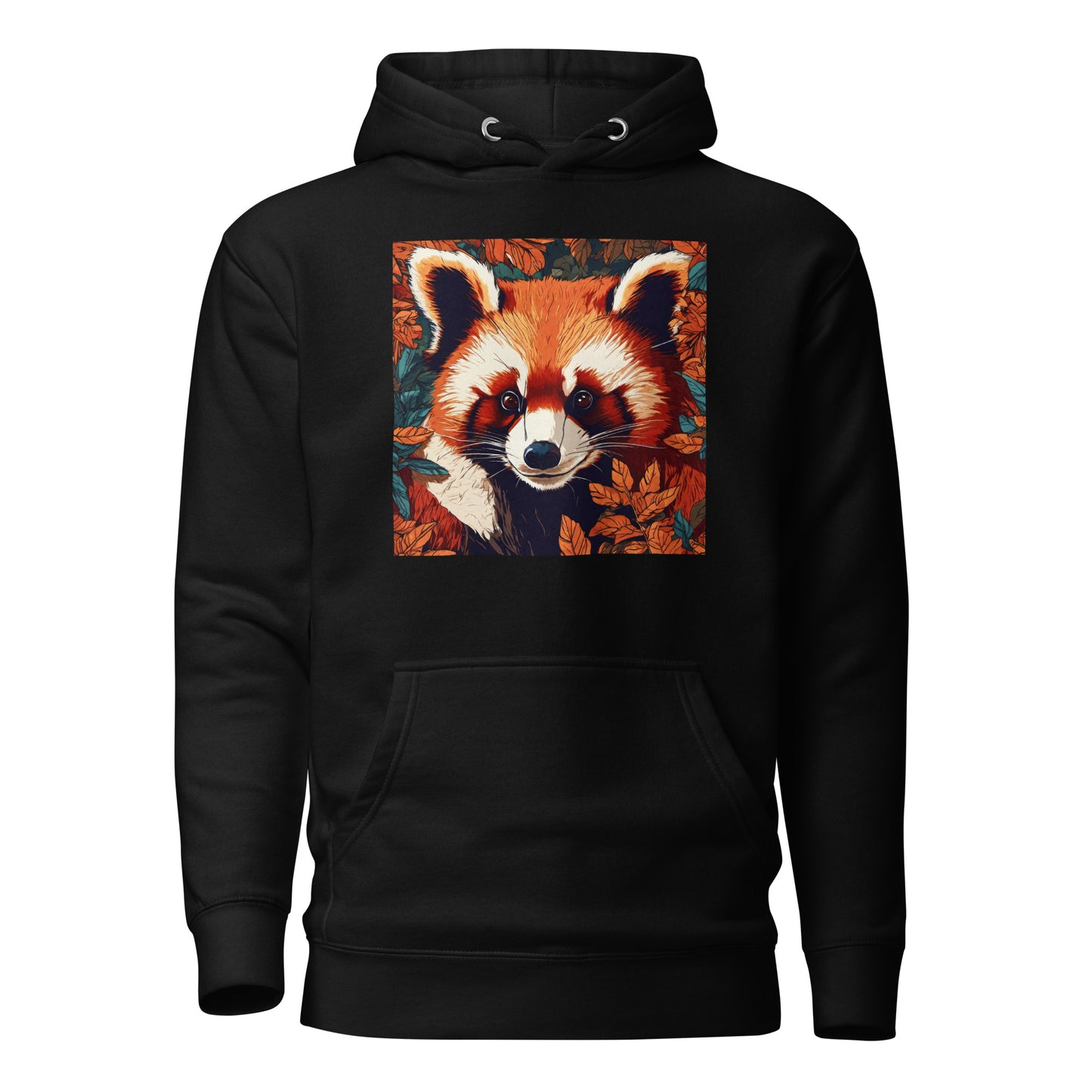 Red Panda Women's Animal Lover Hoodie Black