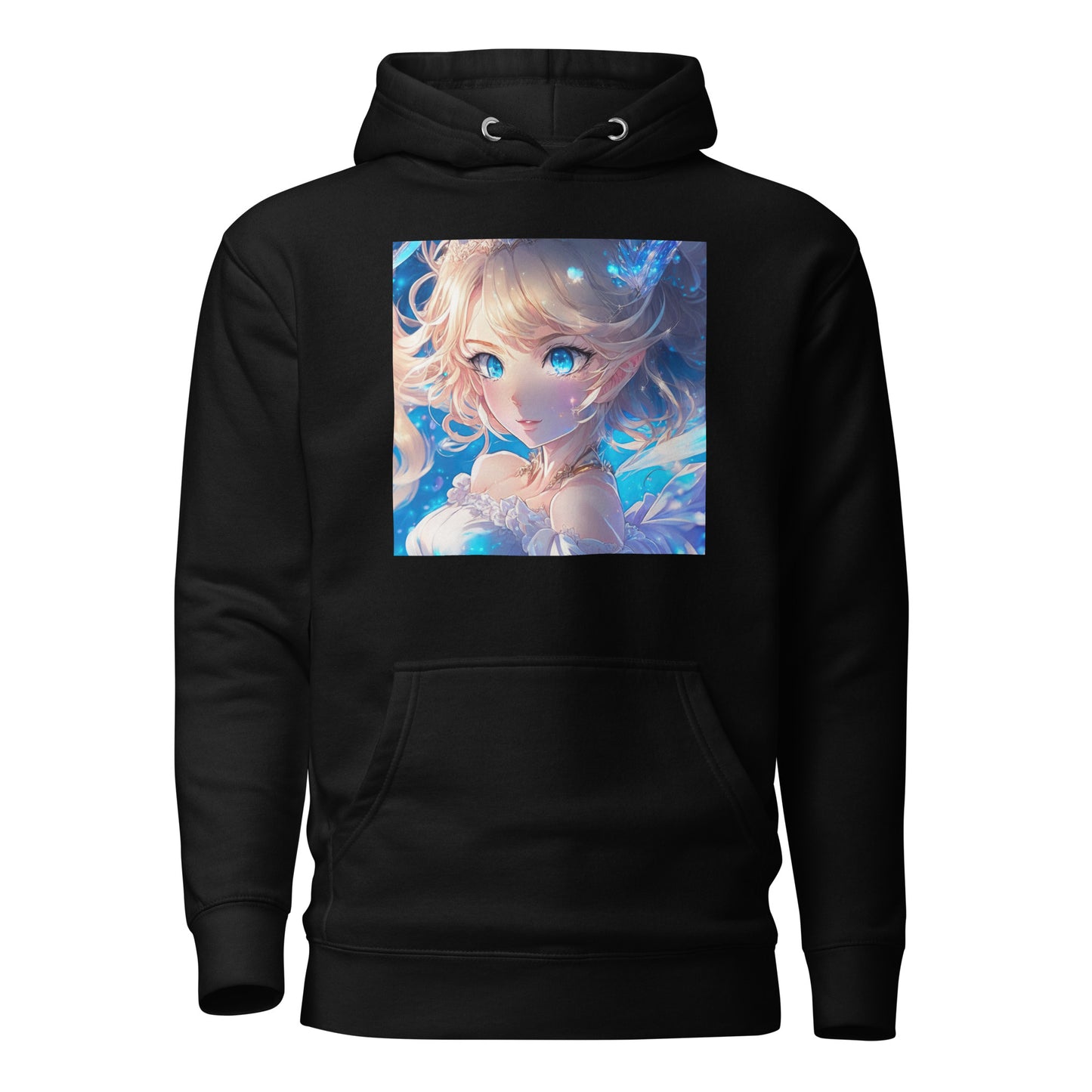 Cute Anime Princess Women's Graphic Hoodie Black