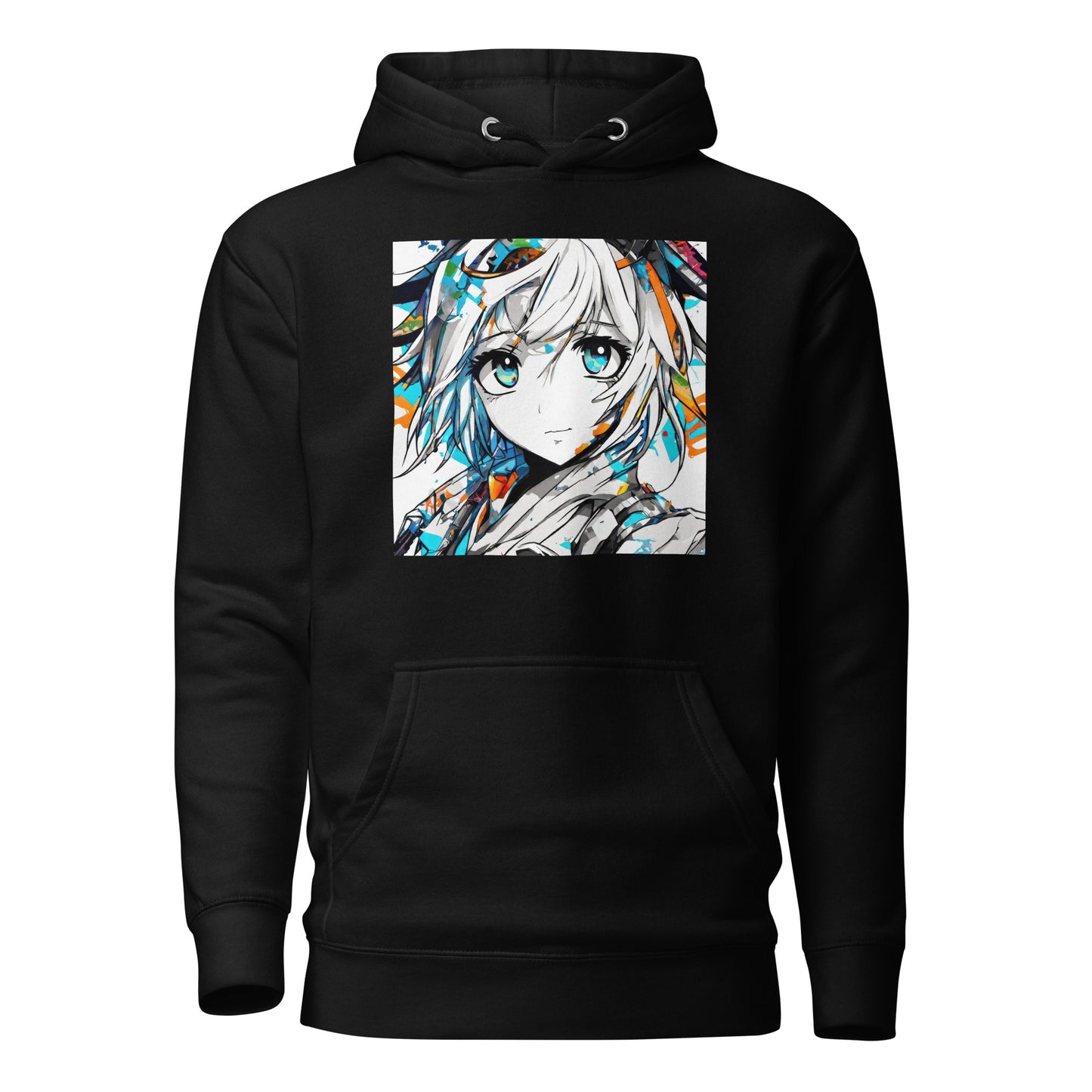 Women's Anime Addict Hoodie Black