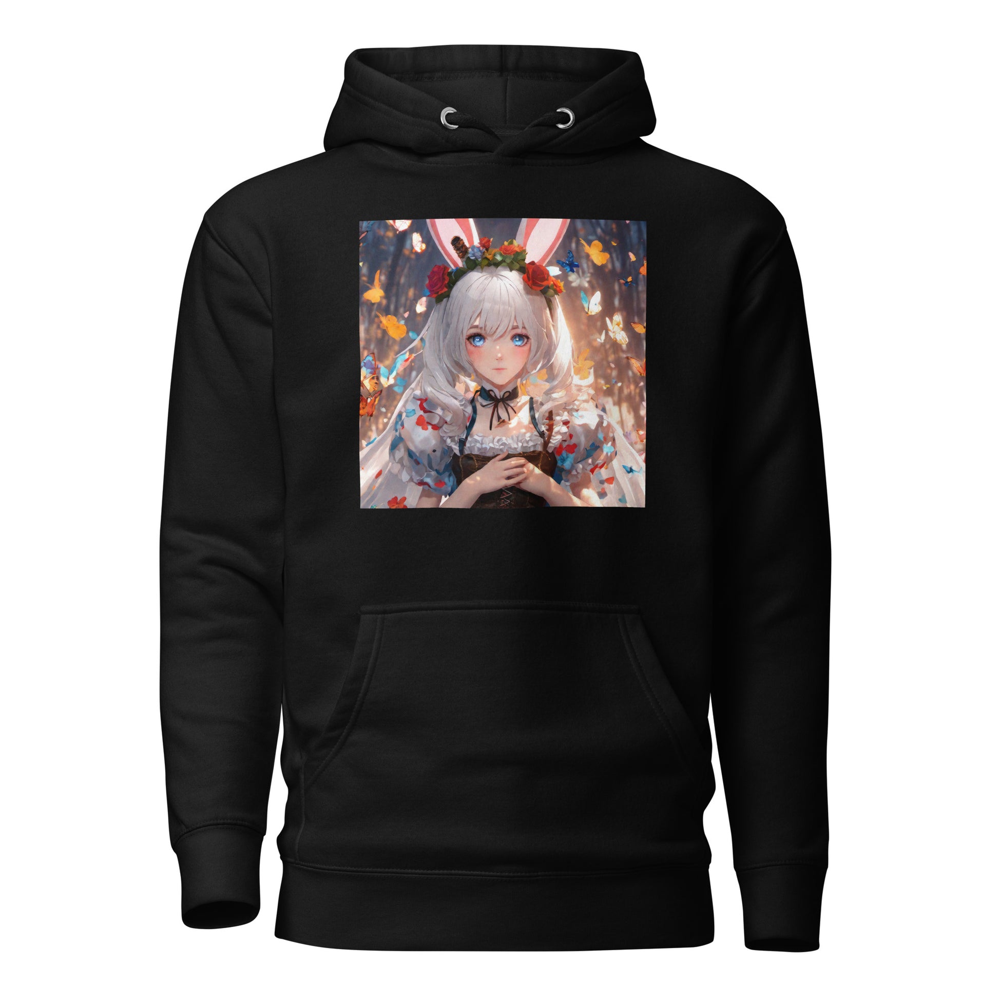 Women's Anime Alice from Alice in Wonderland Hoodie Black