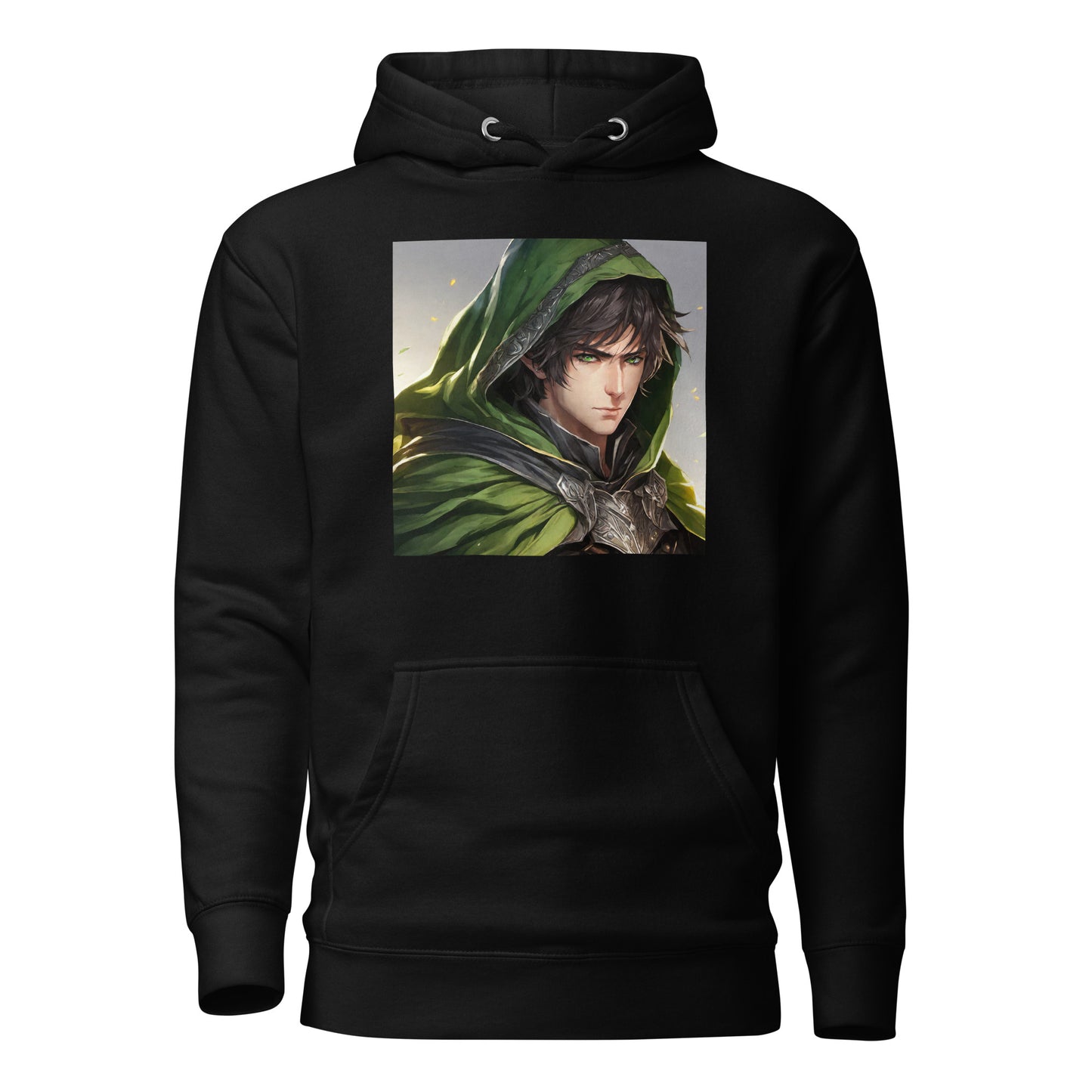 Elven Protector Women's Anime Hoodie Black