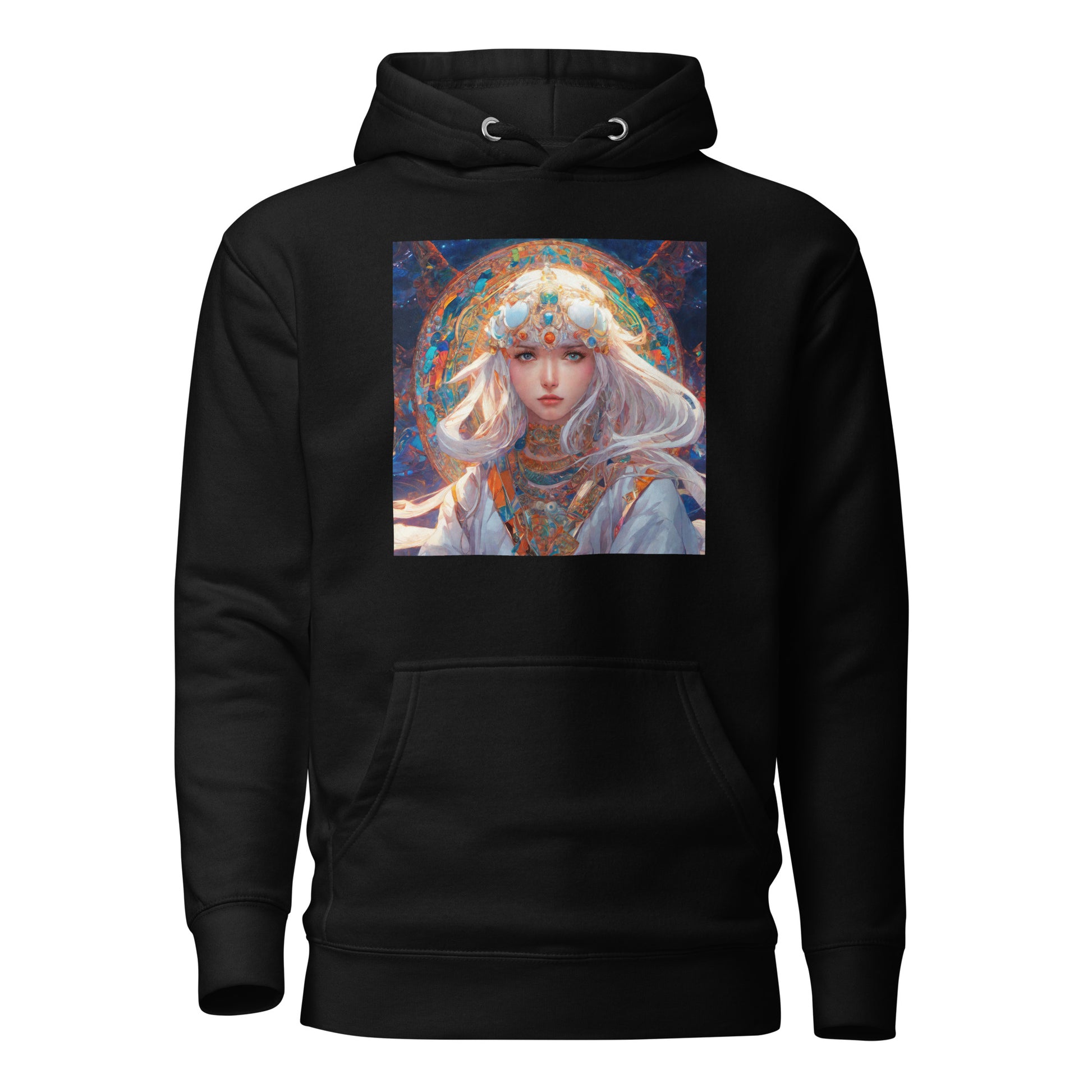 Mystical Mage Women's Anime Hoodie Black