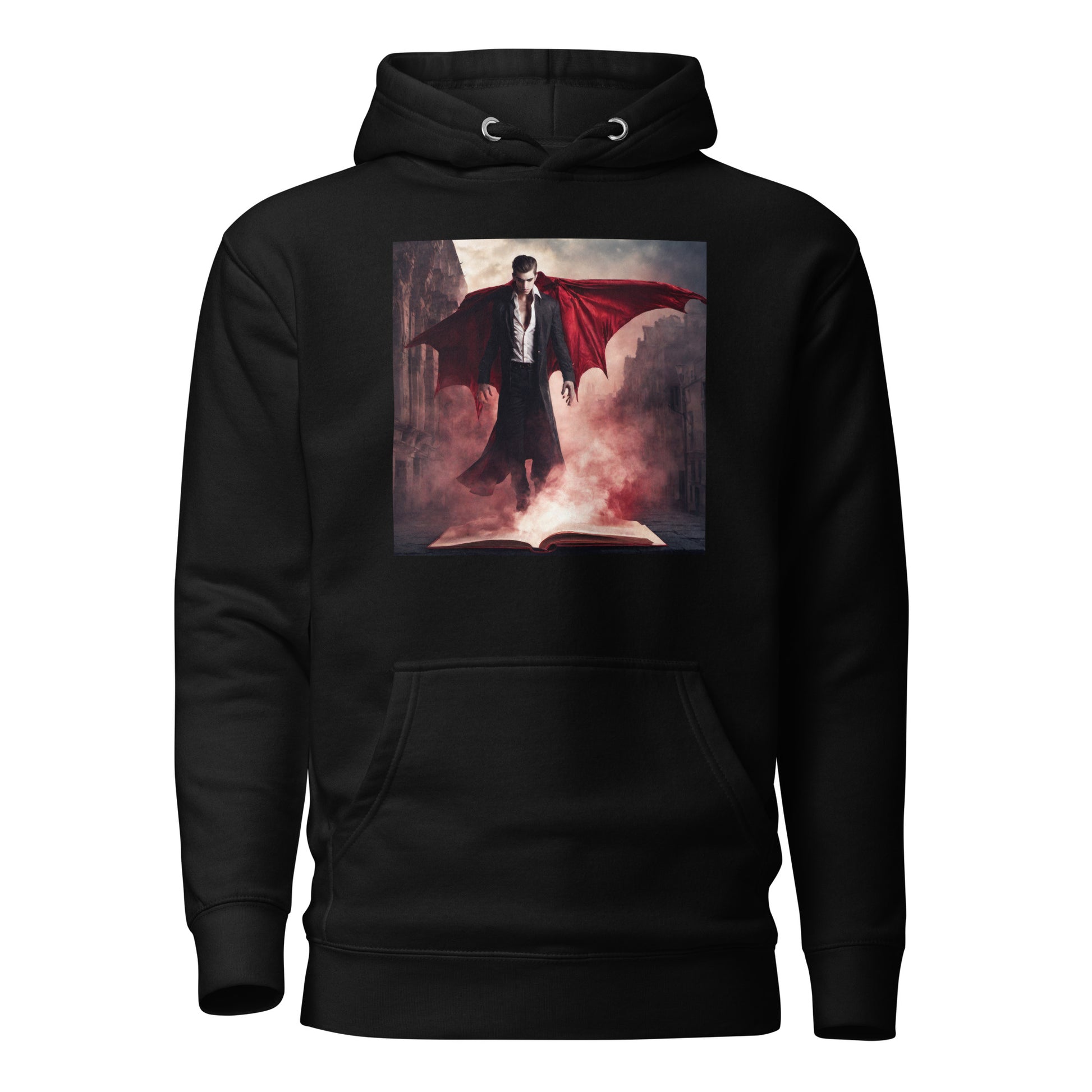 Women's Vampire Book Lover Hoodie Black