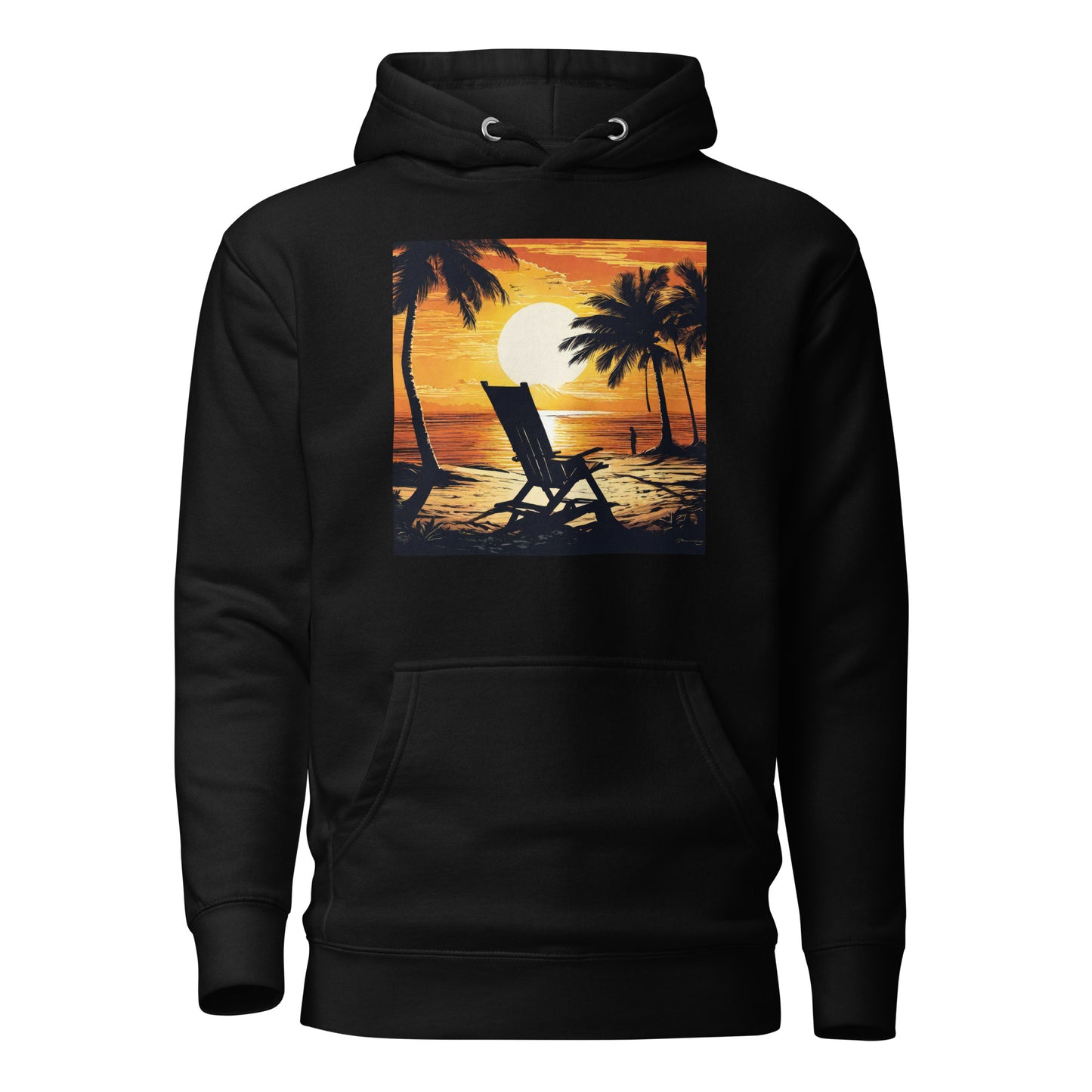 Summer Paradise Women's Hoodie Black