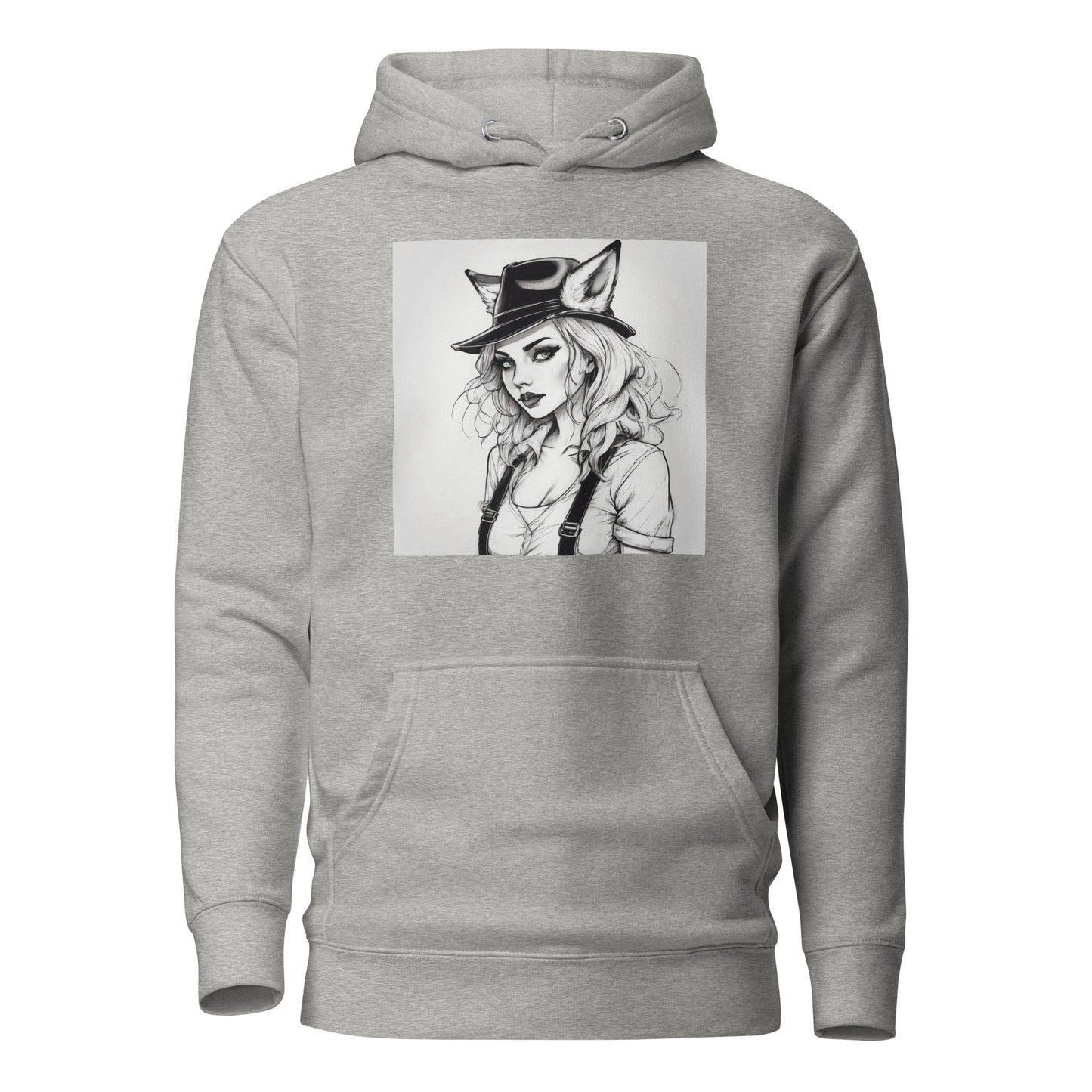 Foxy Lady Women's Hoodie Carbon Grey