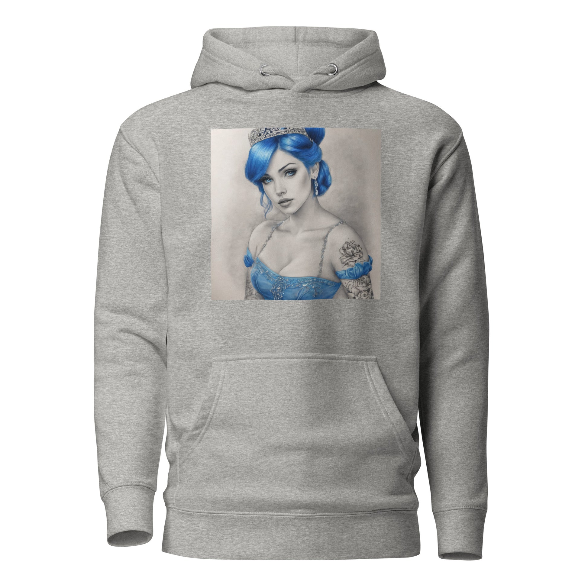 Cinderella with Tattoos Hoodie Carbon Grey