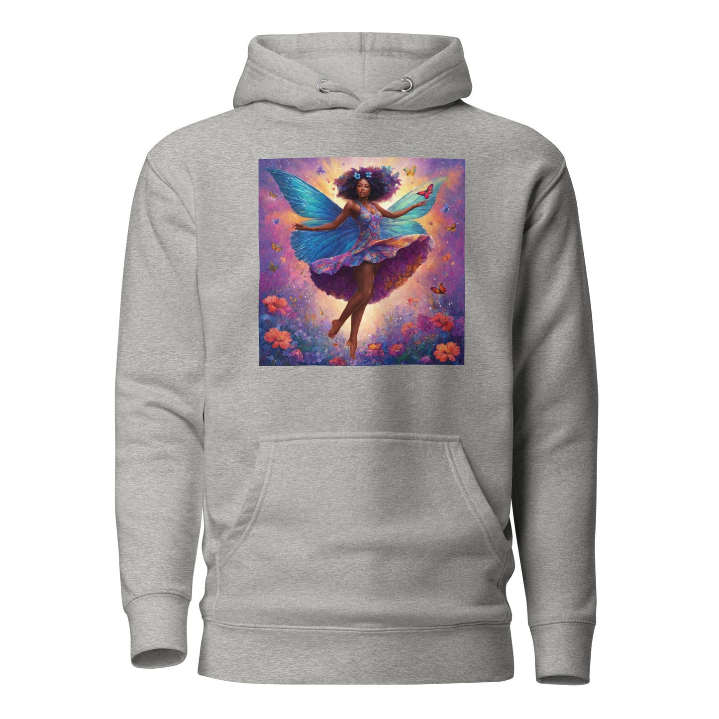 Peaceful Fairy Women's Hoodie Carbon Grey