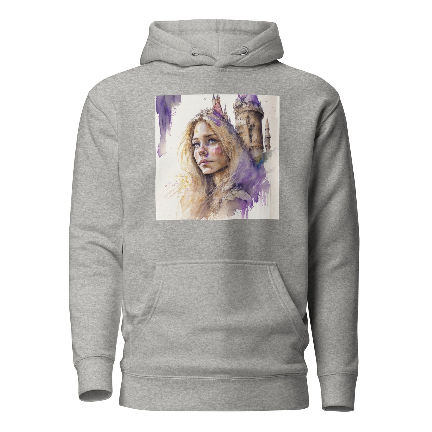 Rapunzel & The Tower Women's Fairy Tale Graphic Hoodie Carbon Grey