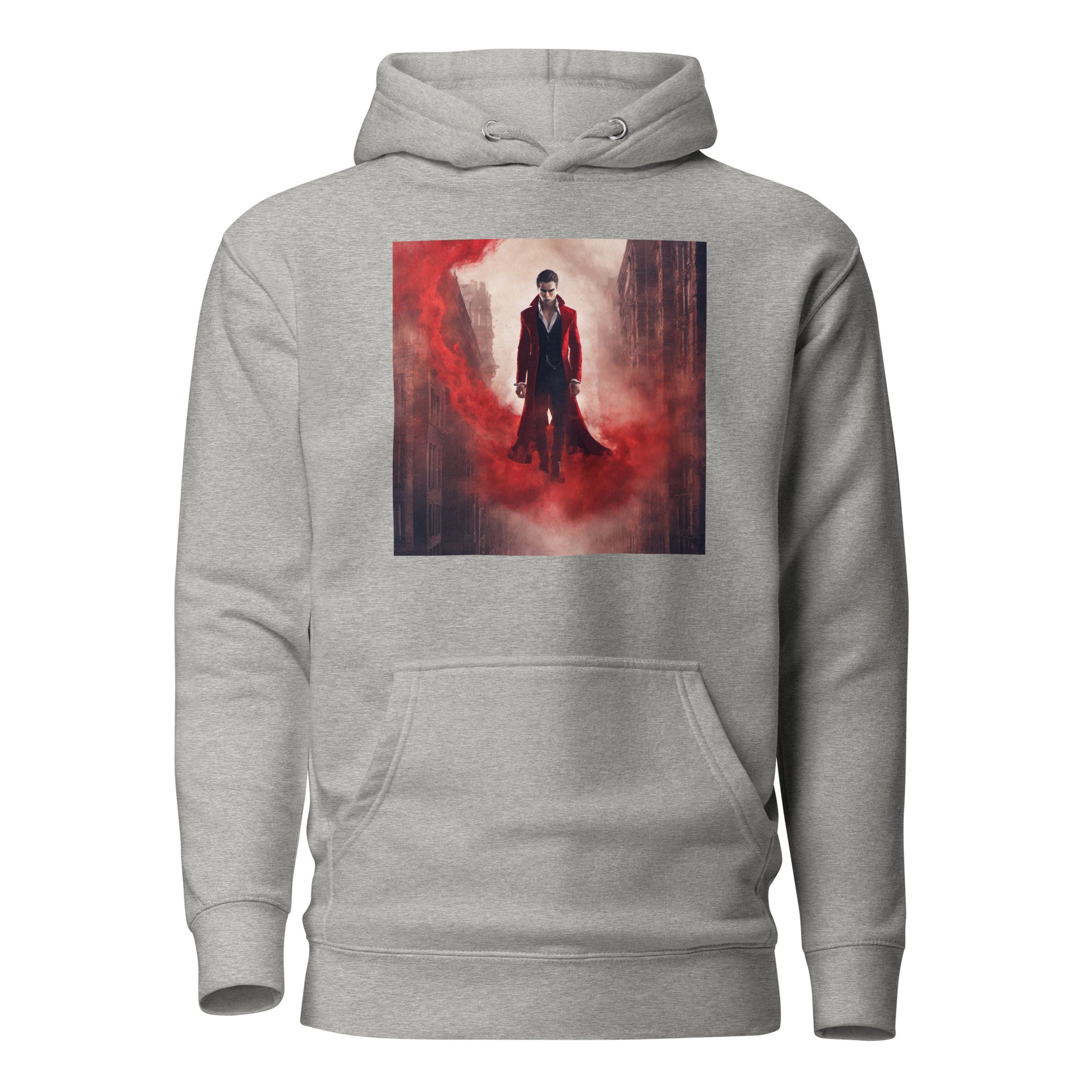 Vampire in Red Haze Women's Graphic Hoodie Carbon Grey