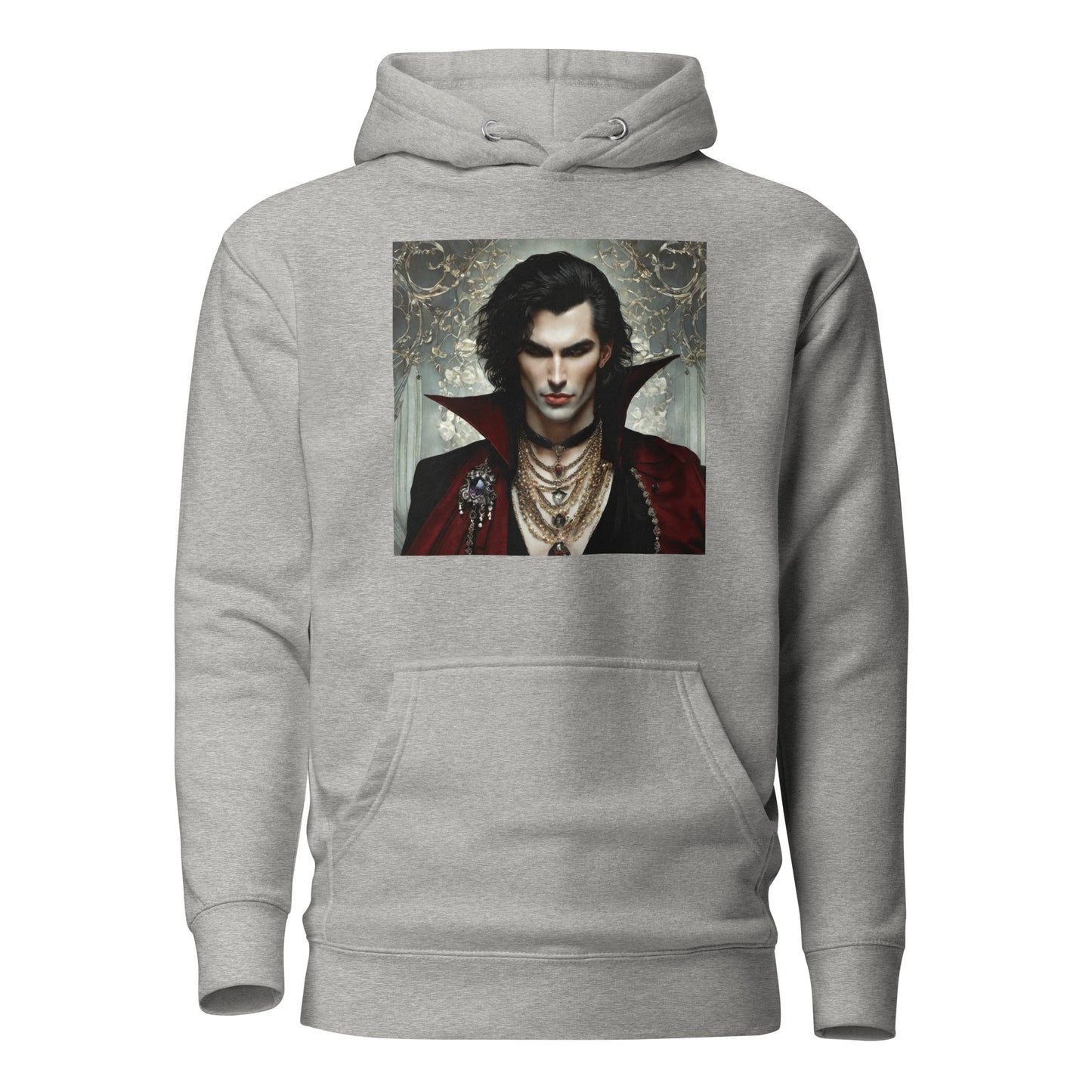 Alluring Vampire Women's Hoodie Carbon Grey