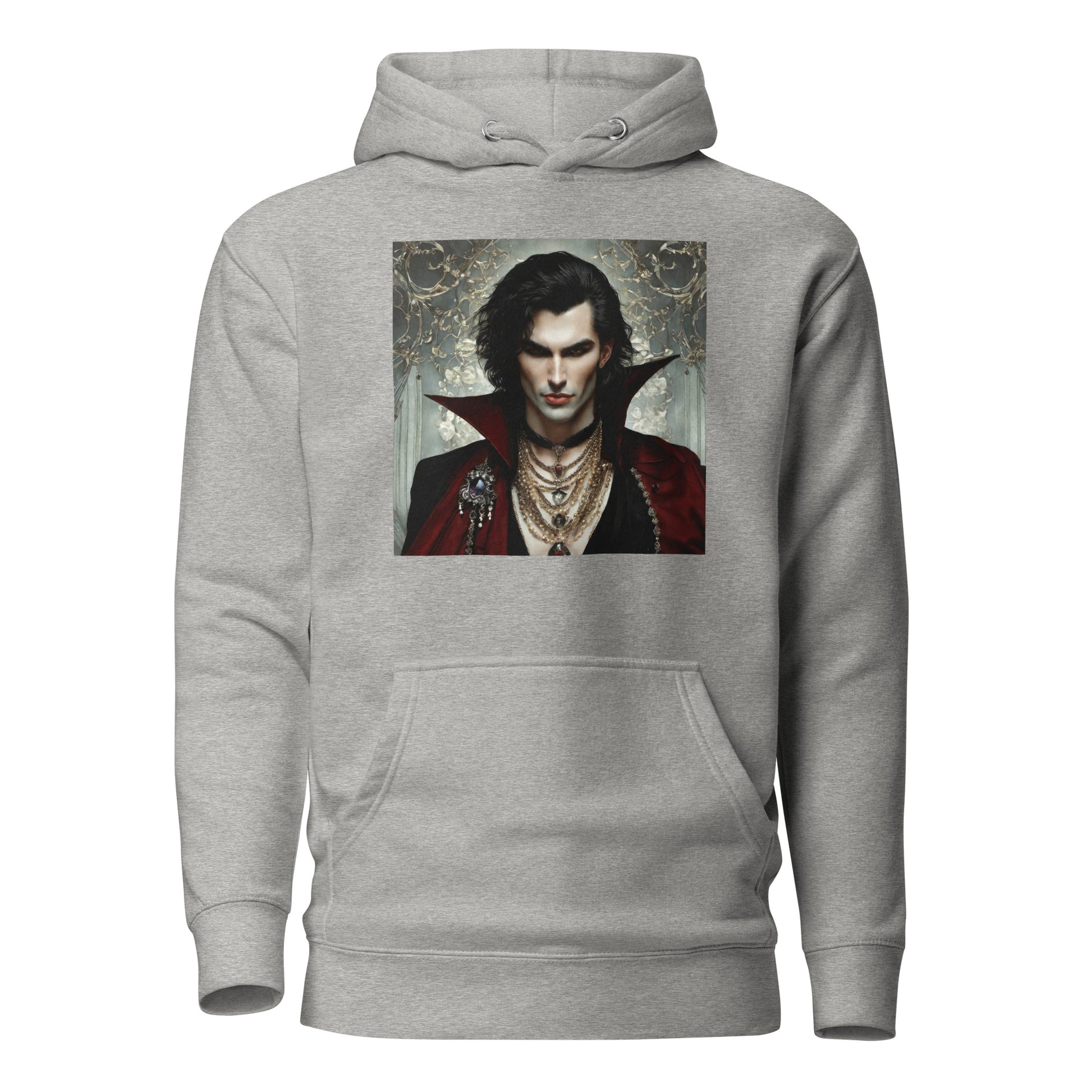 Alluring Vampire Women's Hoodie Carbon Grey