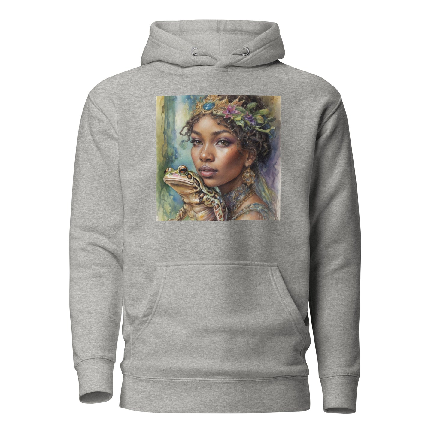 The Frog Princess Women's Hoodie Carbon Grey