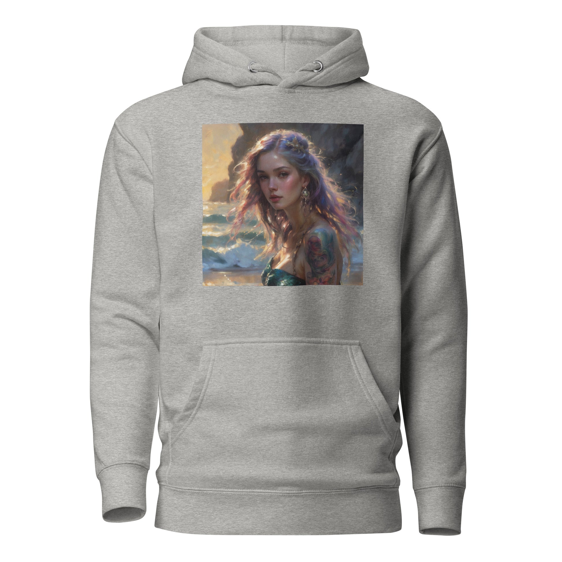 Mermaid's Gaze Women's Hoodie Carbon Grey