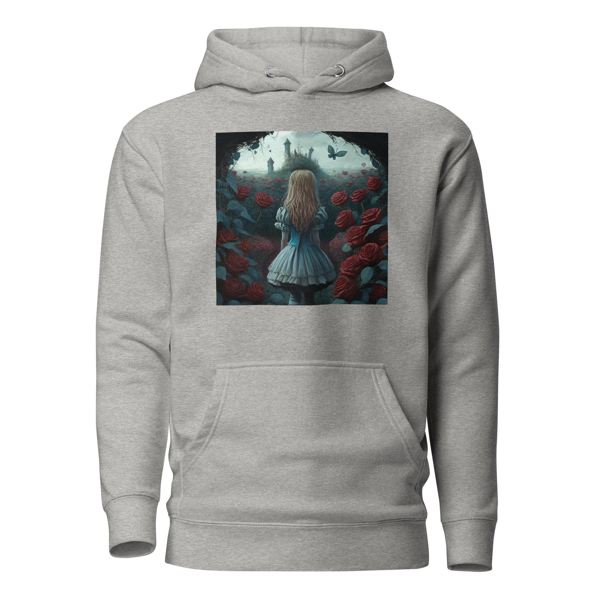 Alice and the Path or Roses Women's Hoodie Carbon Grey