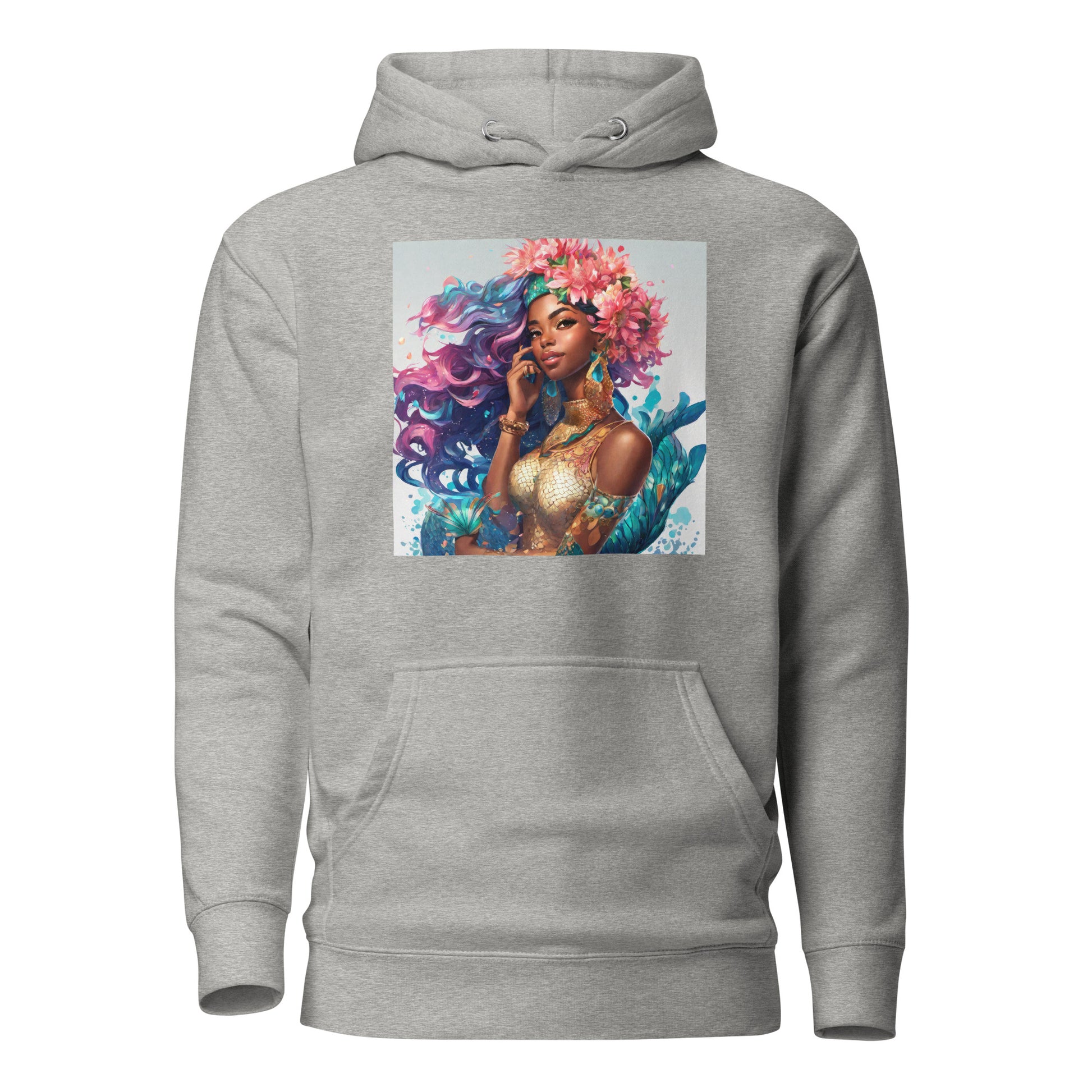 Mermaid Princess Women's Hoodie Carbon Grey