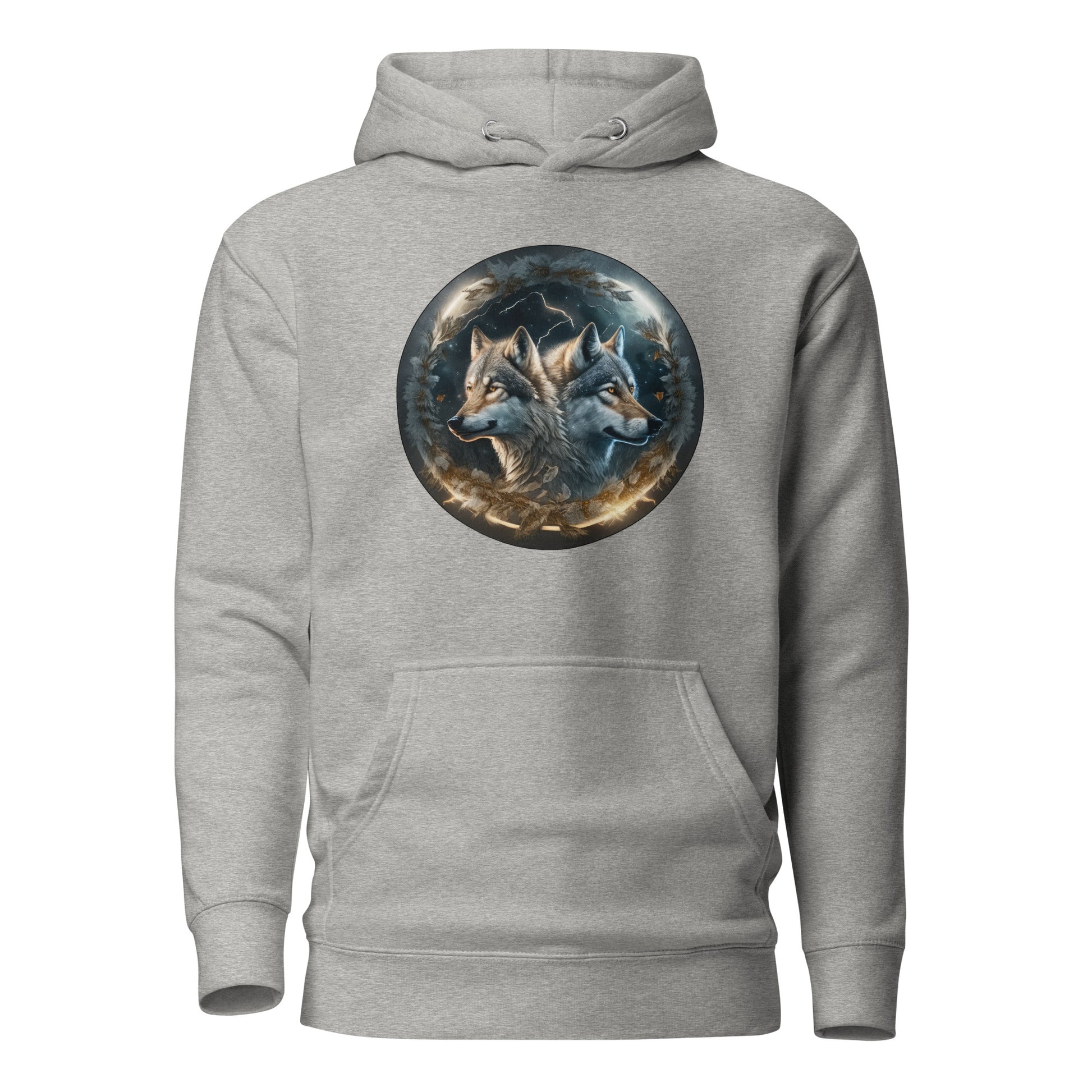 Women's Wolf Spirits Hoodie Carbon Grey