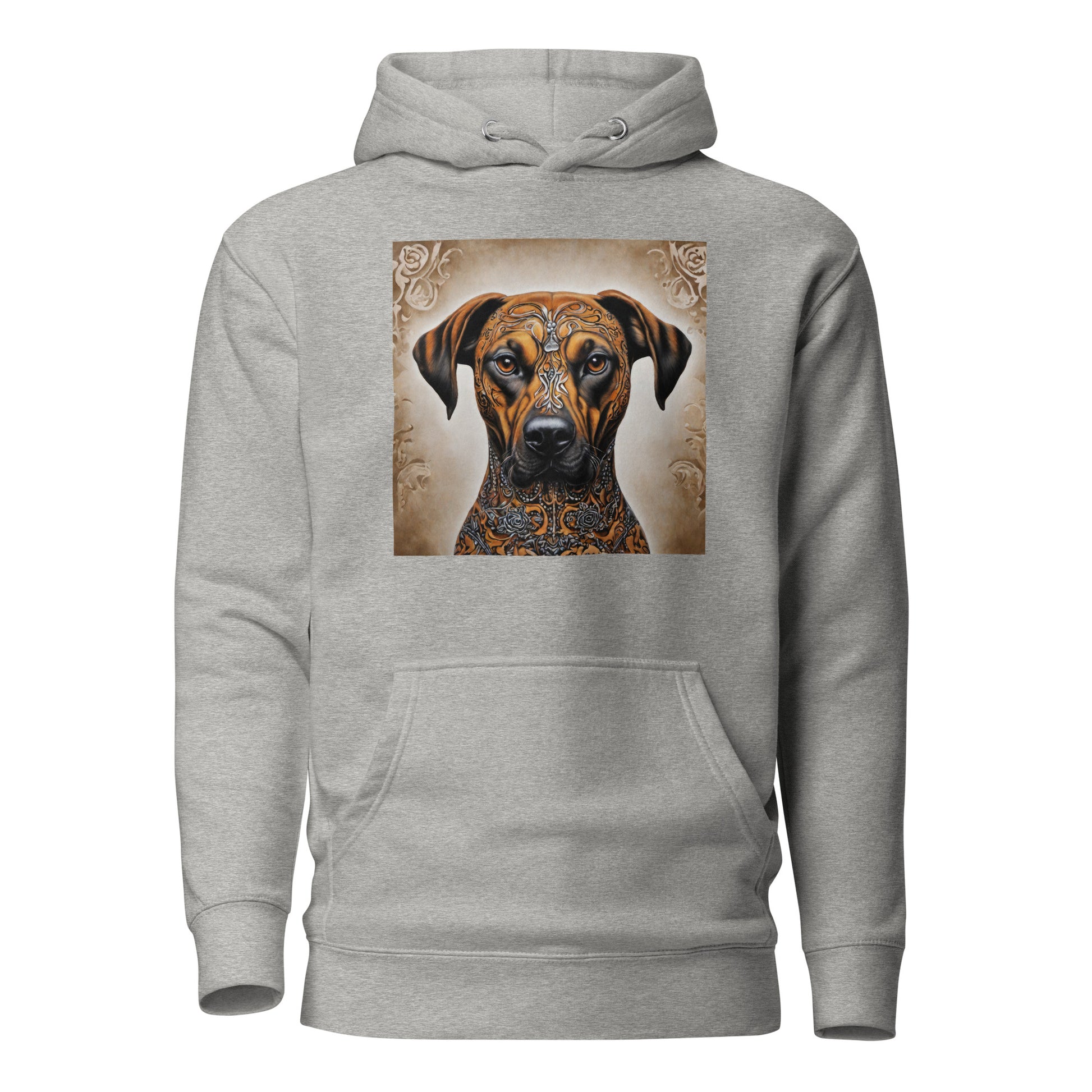 Deocorative Dog Women's Animal Hoodie Carbon Grey