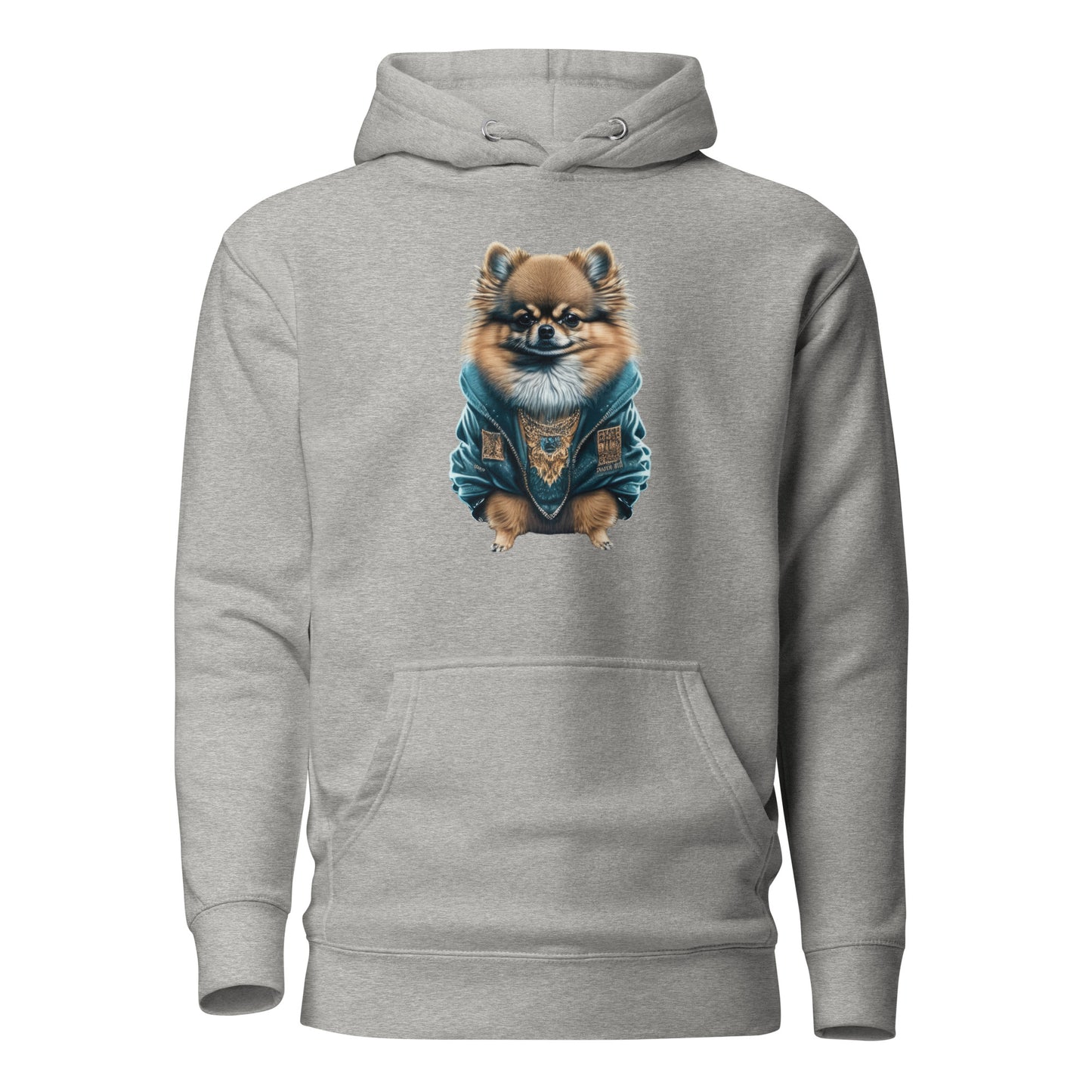 Fancy Pomeranian Women's Dog Lover Hoodie Carbon Grey