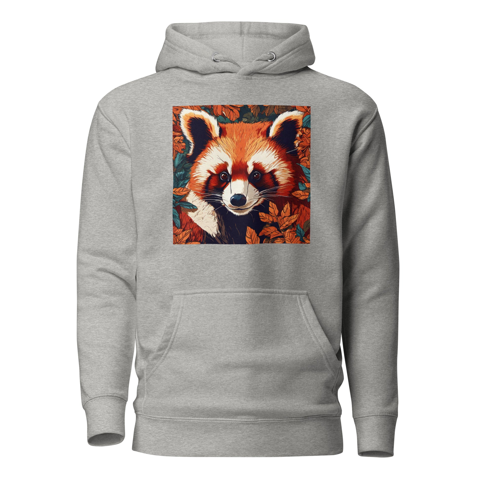 Red Panda Women's Animal Lover Hoodie Carbon Grey