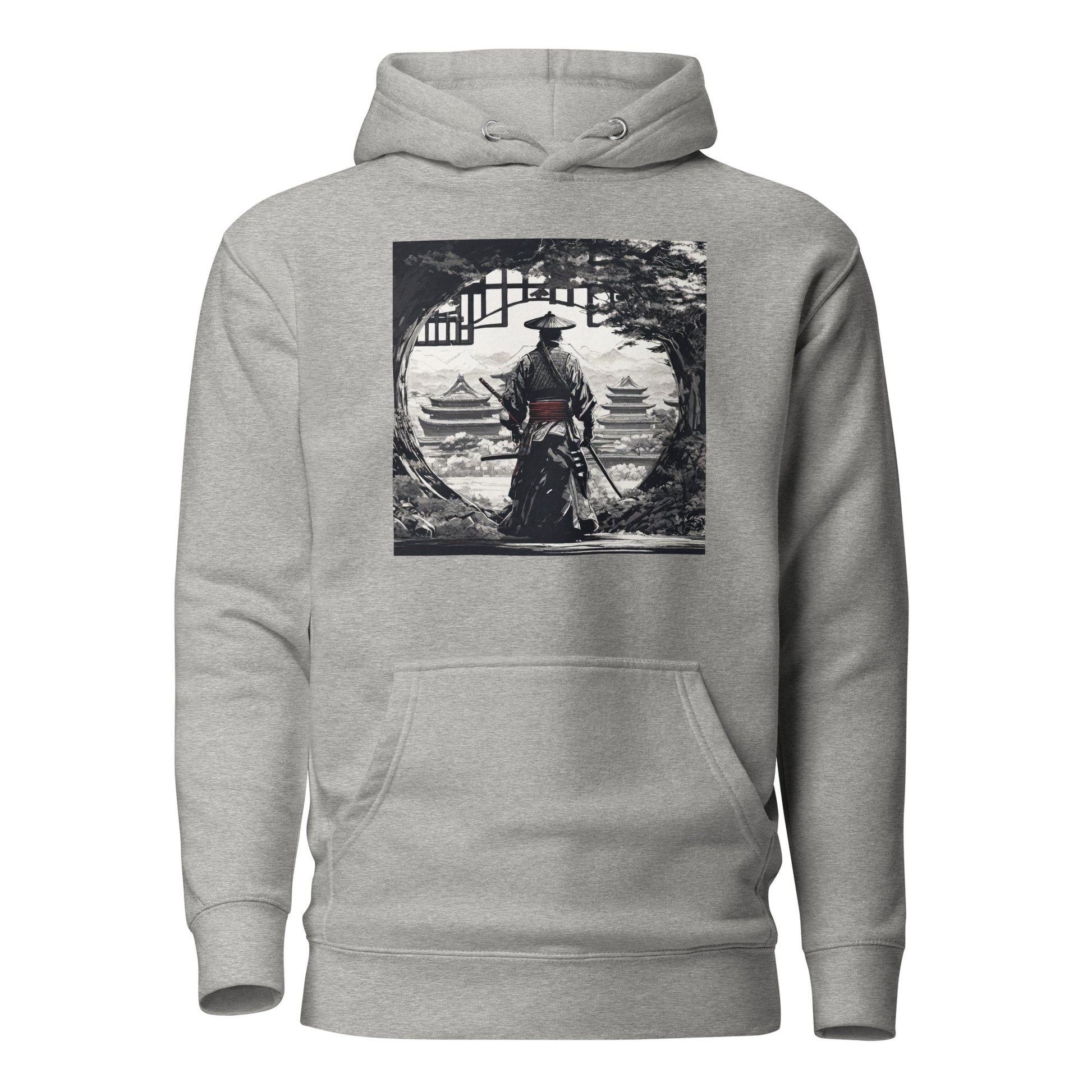 Stoic Samurai Women's Anime Hoodie Carbon Grey