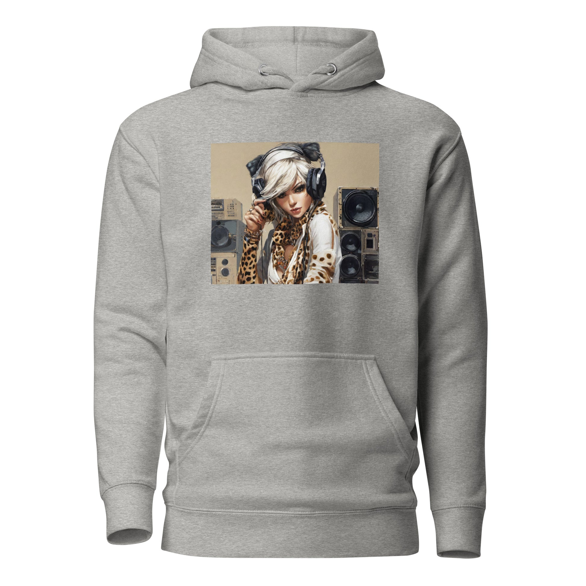 Women's DJing Hoodie Carbon Grey