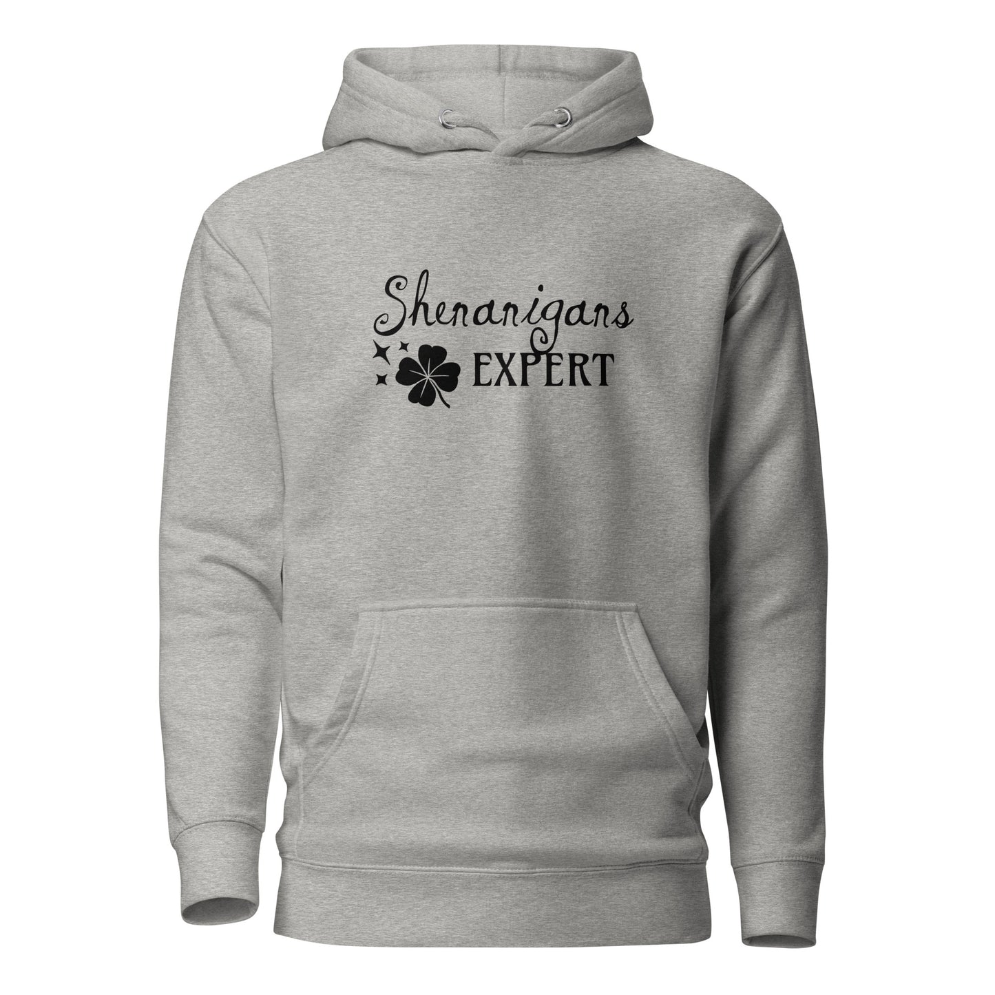 Shenanigans Expert Women's St Patty's Day Hoodie Carbon Grey