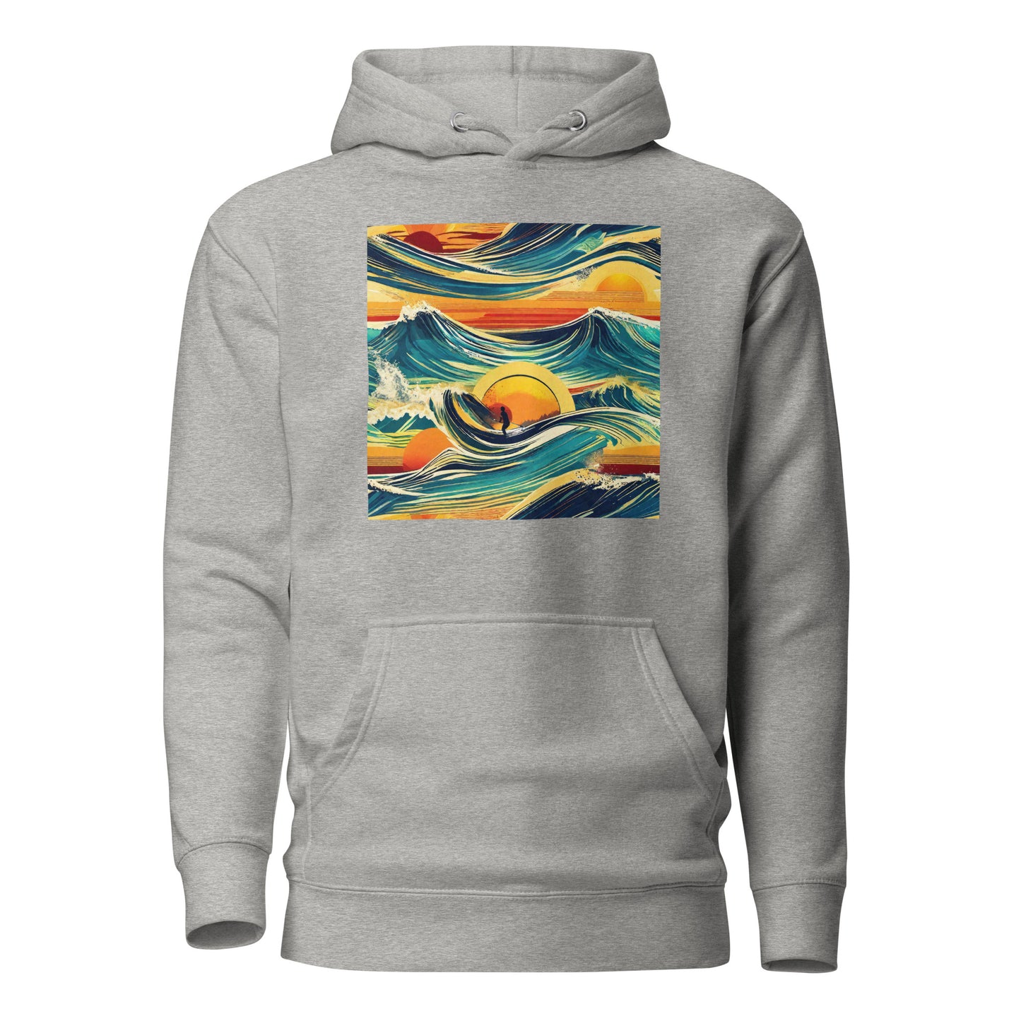 Surf's Up Women's Hoodie Carbon Grey