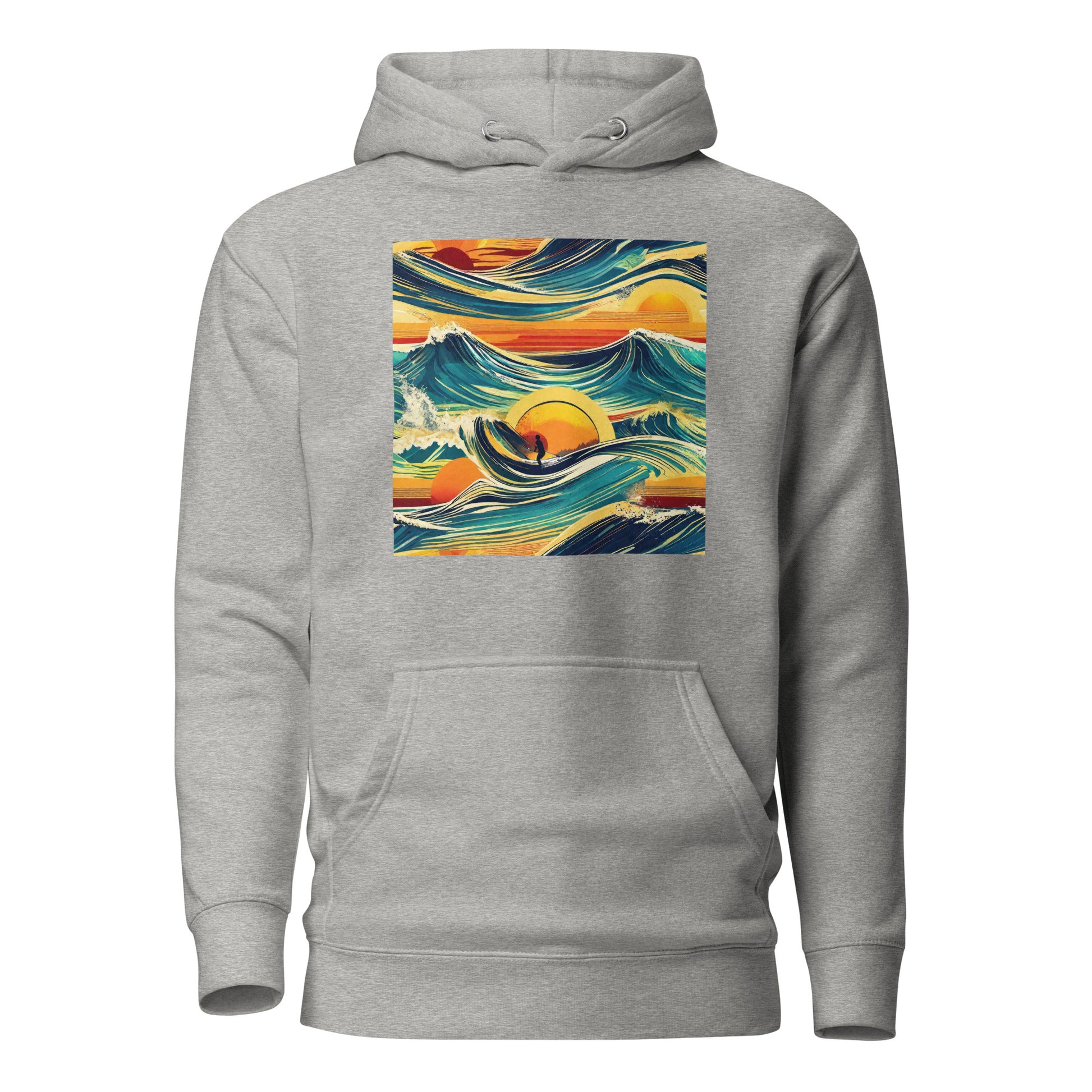 Surf's Up Women's Hoodie Carbon Grey